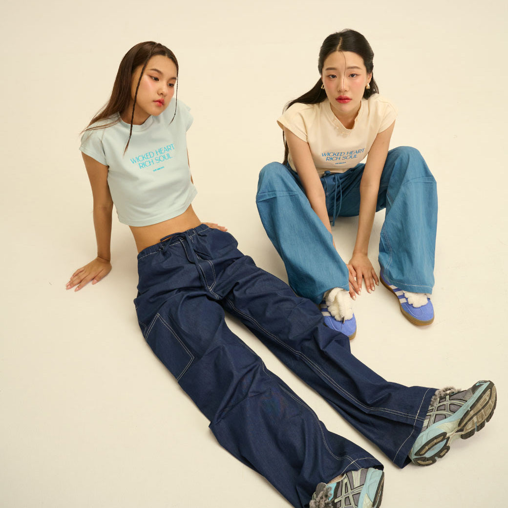 SHE KNOWS - Billy Utility Jeans