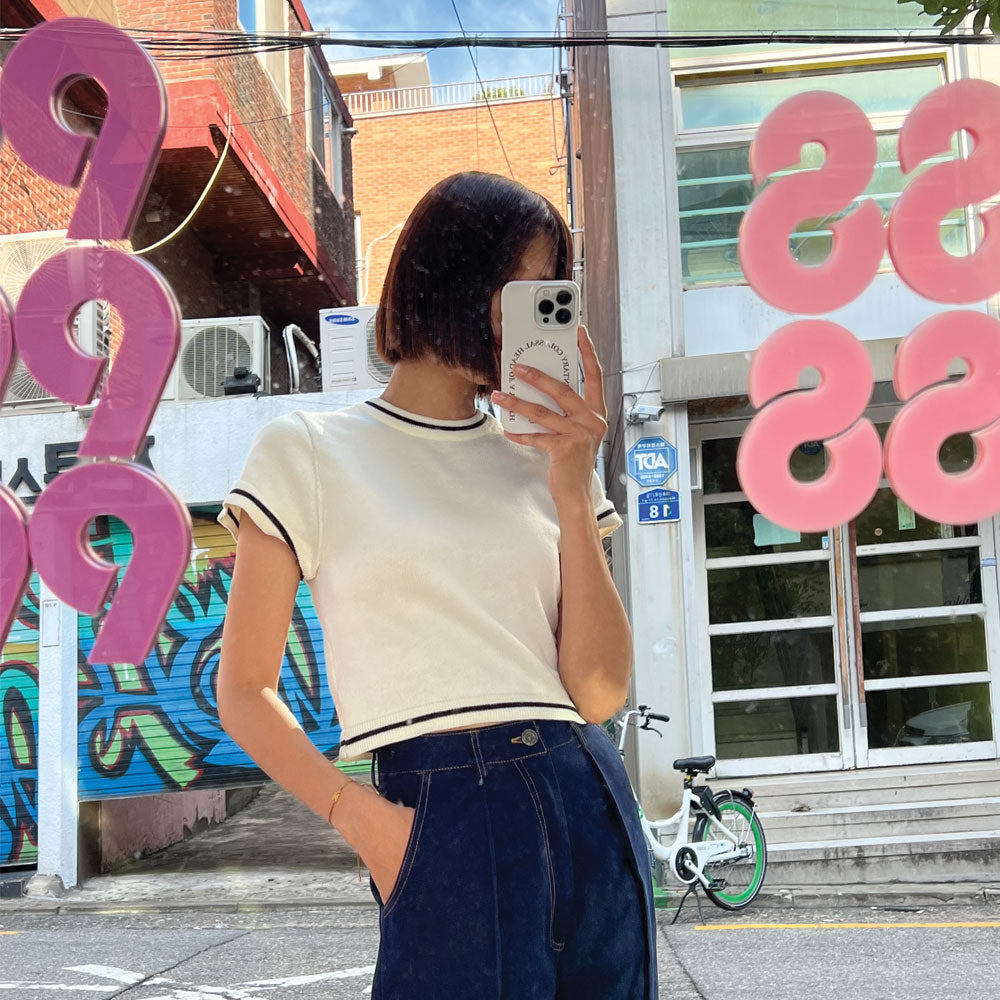 SHE KNOWS - Baby Knit Top