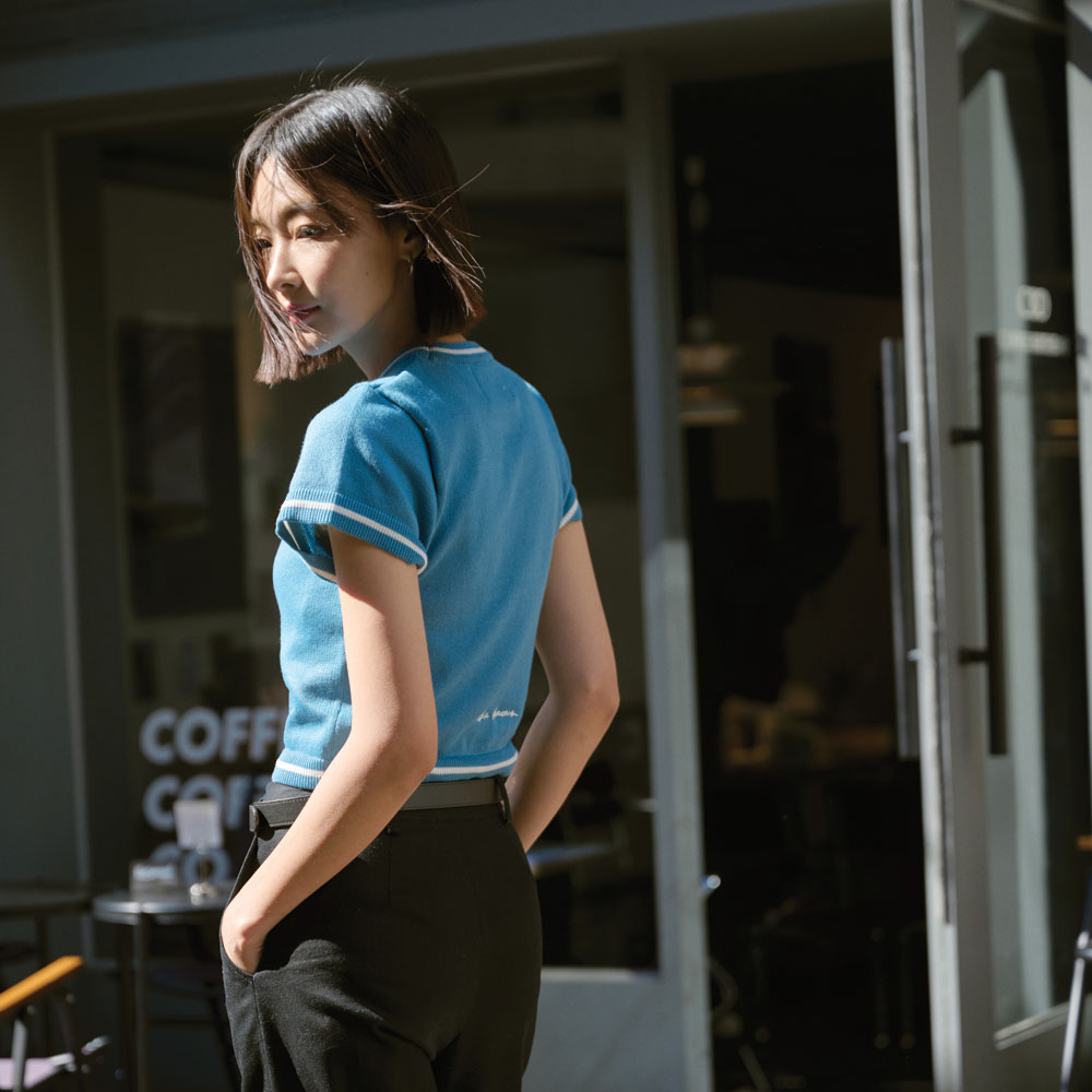 SHE KNOWS - Baby Knit Top