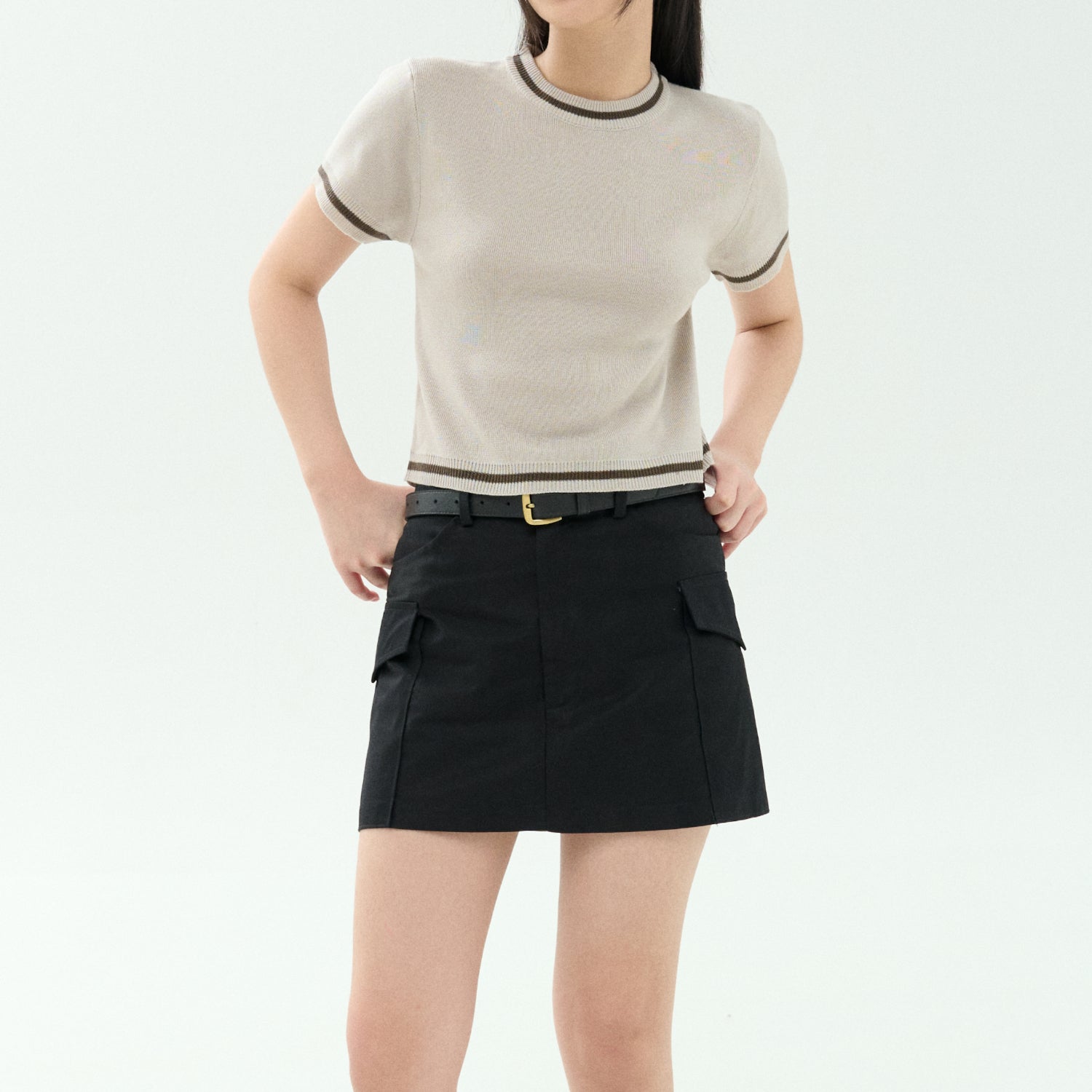 SHE KNOWS - Seoul Utility Skirt
