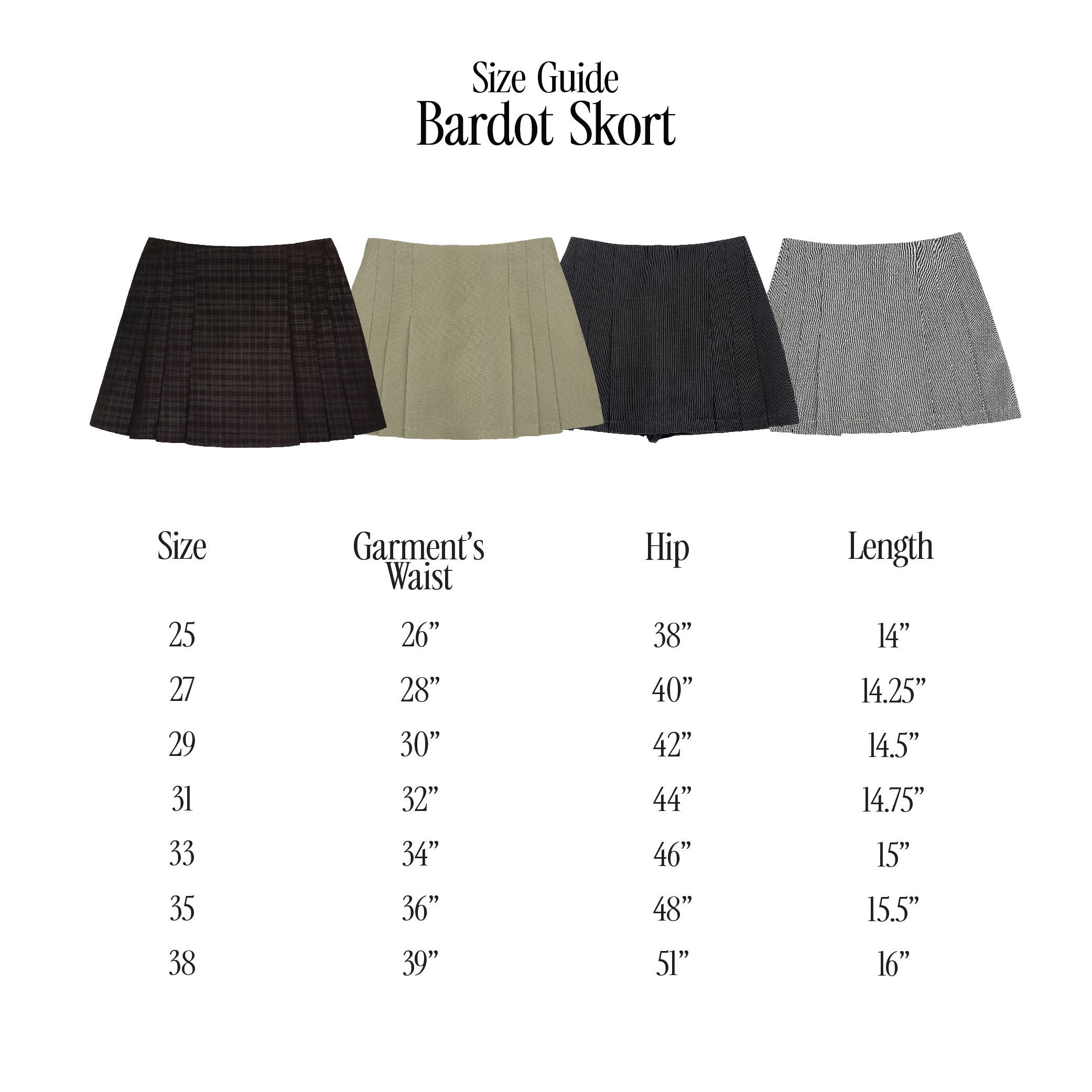 SHE KNOWS - Bardot Skort