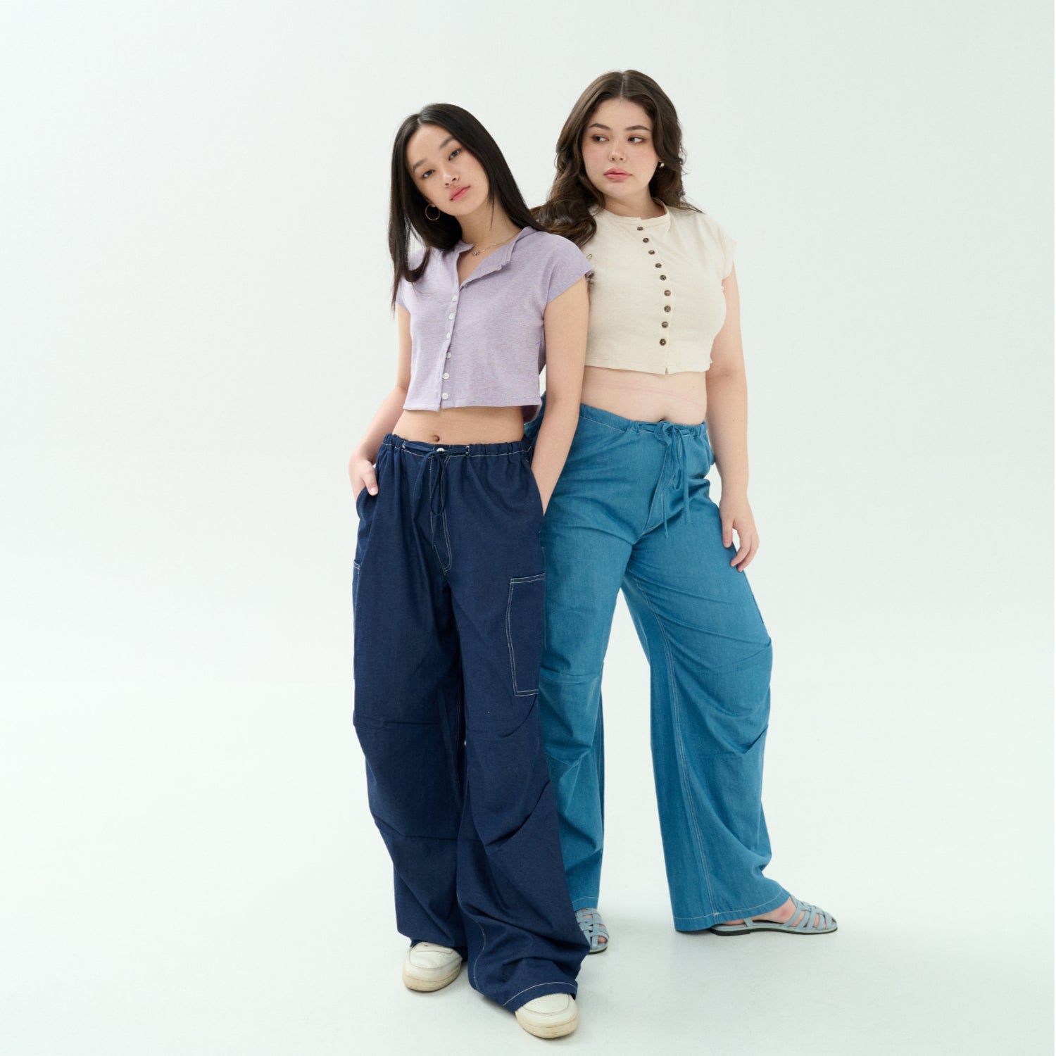 SHE KNOWS - Billy Utility Jeans