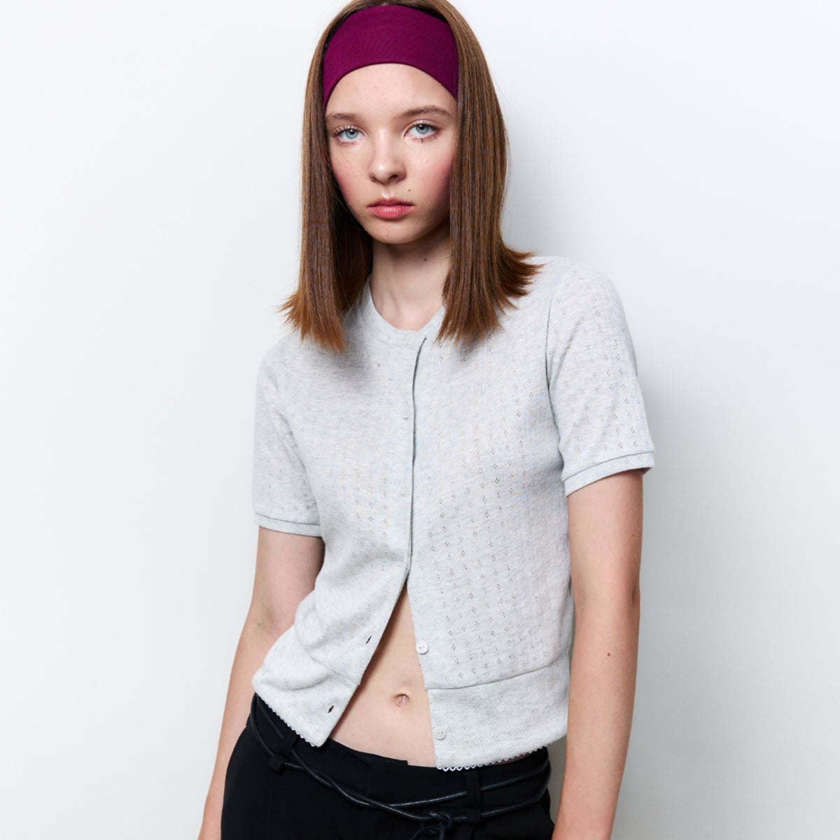 SHE KNOWS - Bisou Pointelle Cardigan