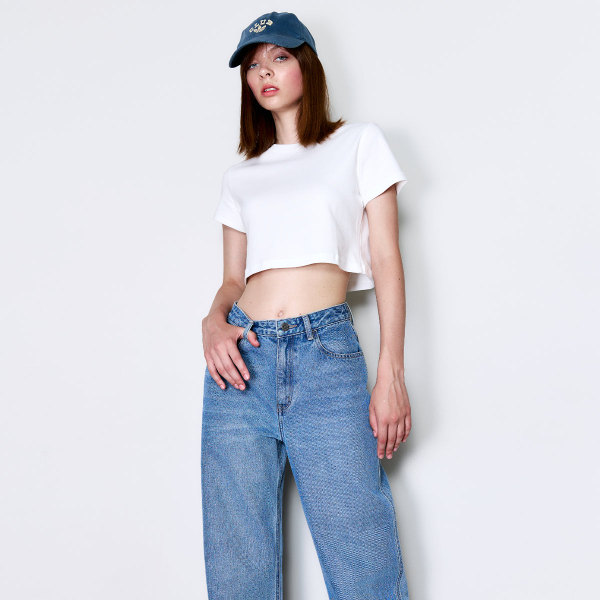 CORE - Crop Crew Neck T-Shirt