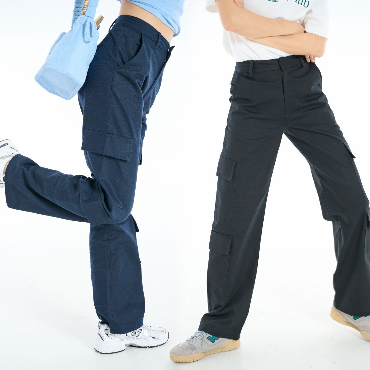 SHE KNOWS - Rework Cargo Denim