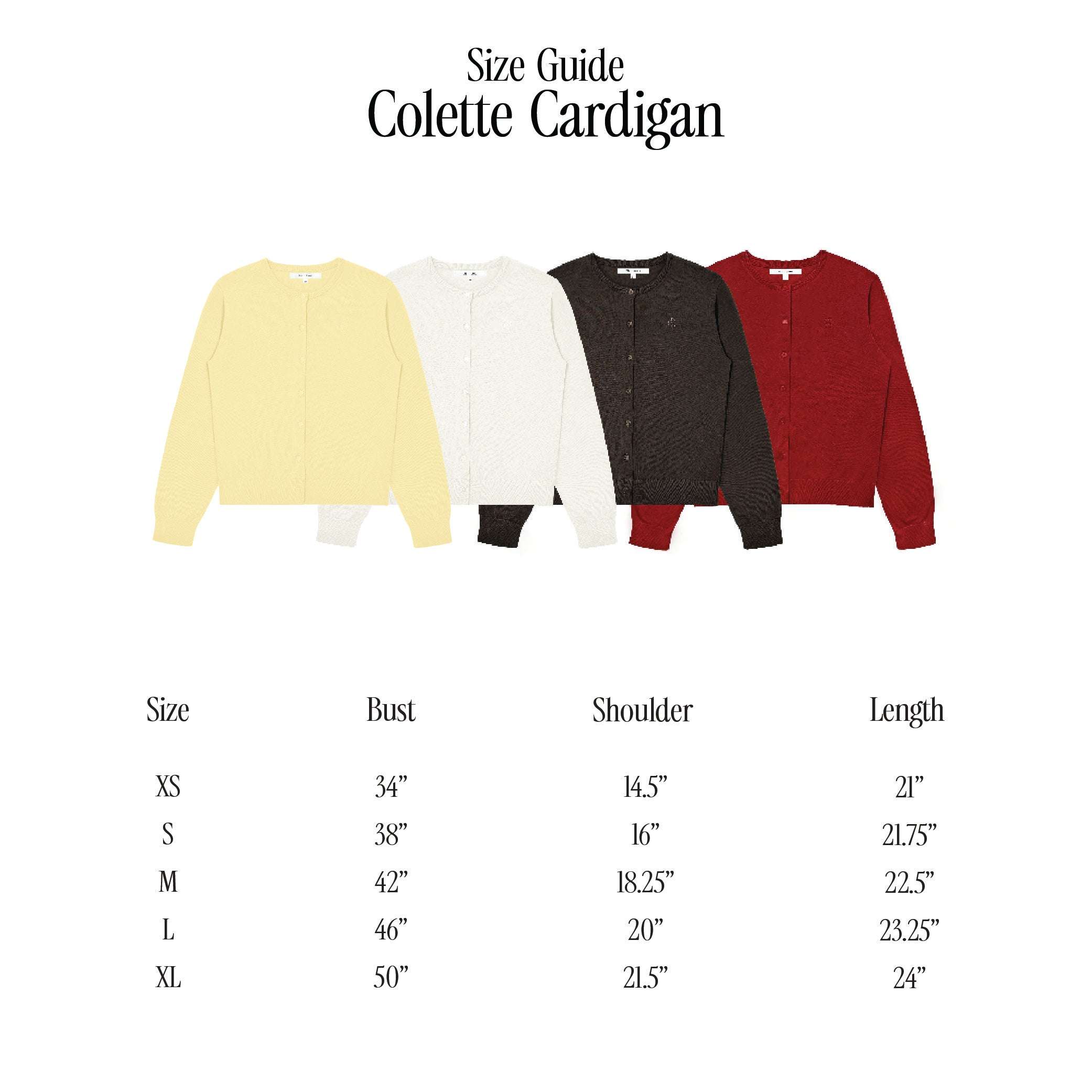 SHE KNOWS - Colette Cardigan