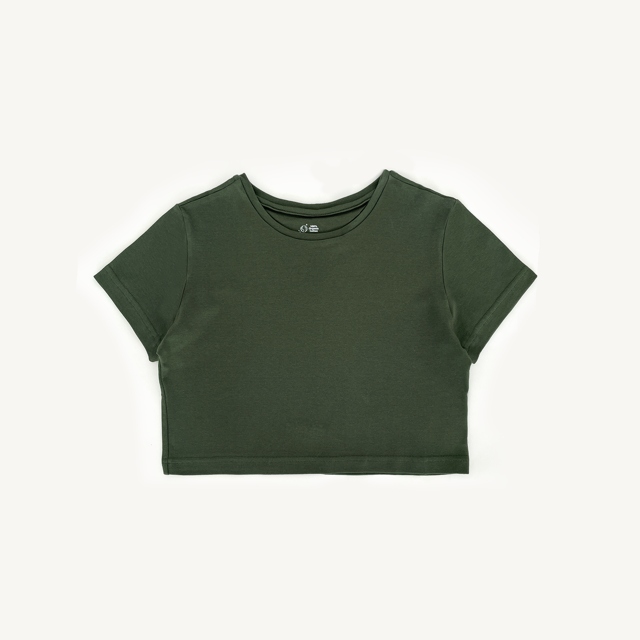 CORE - Crop Crew Neck T-Shirt