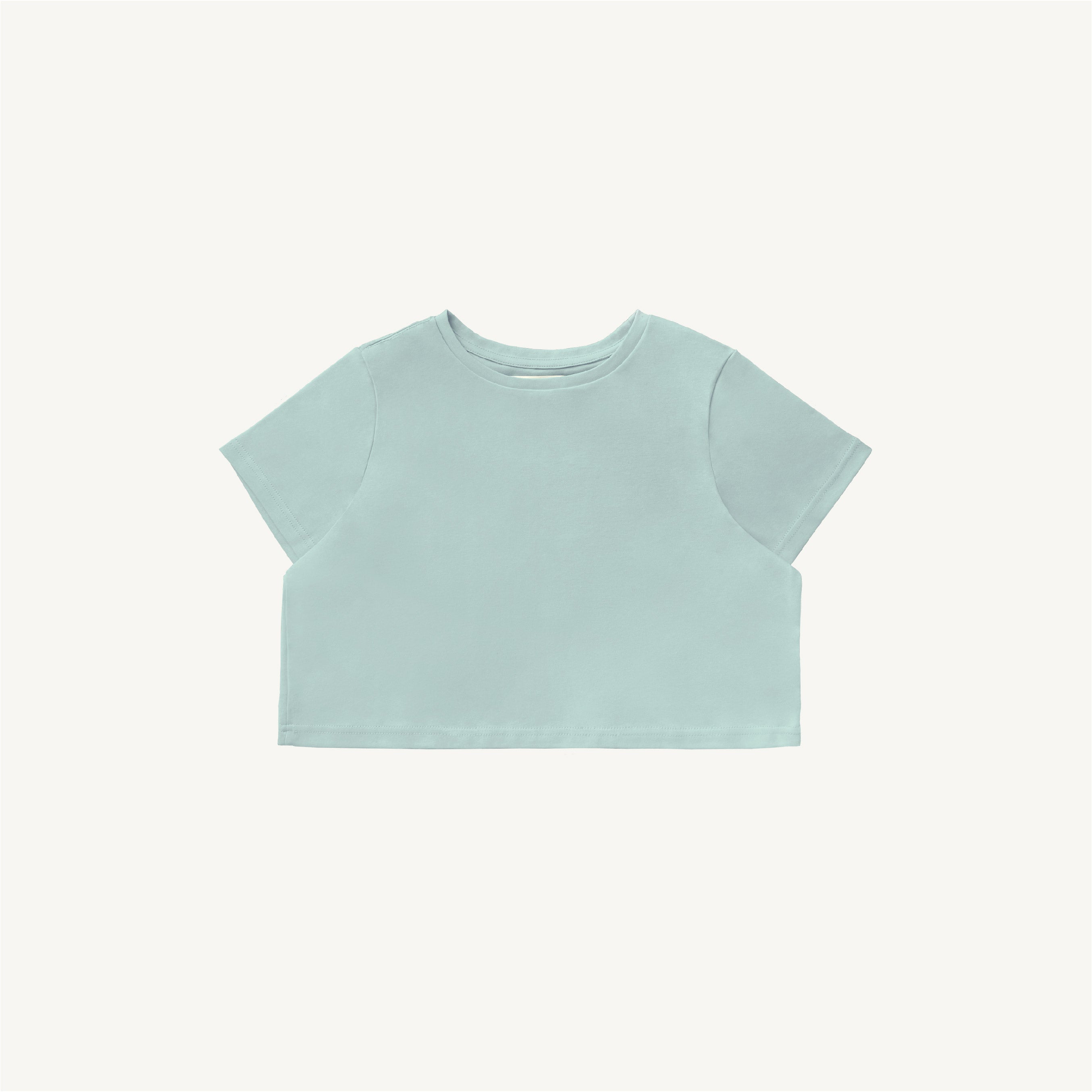 SHE KNOWS - Crop Crew Neck T-shirt