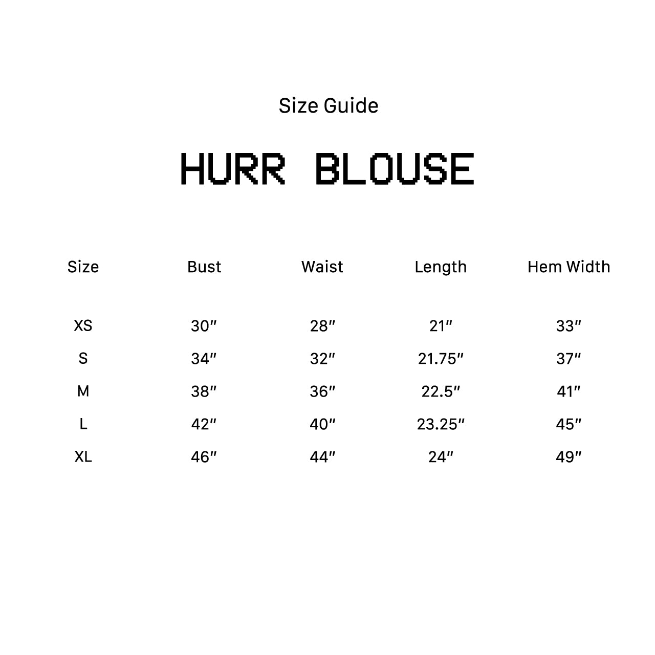 She Knows Atelier - Hurr Blouse