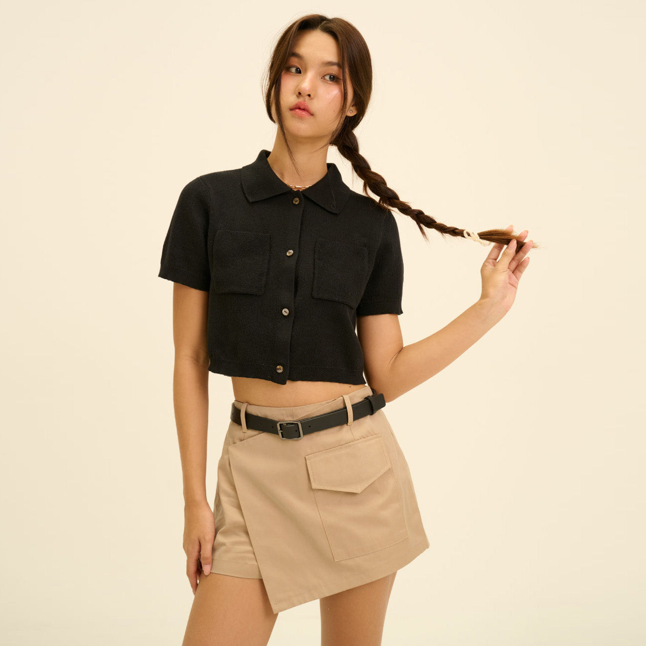 SHE KNOWS - Kai Knit Shirt