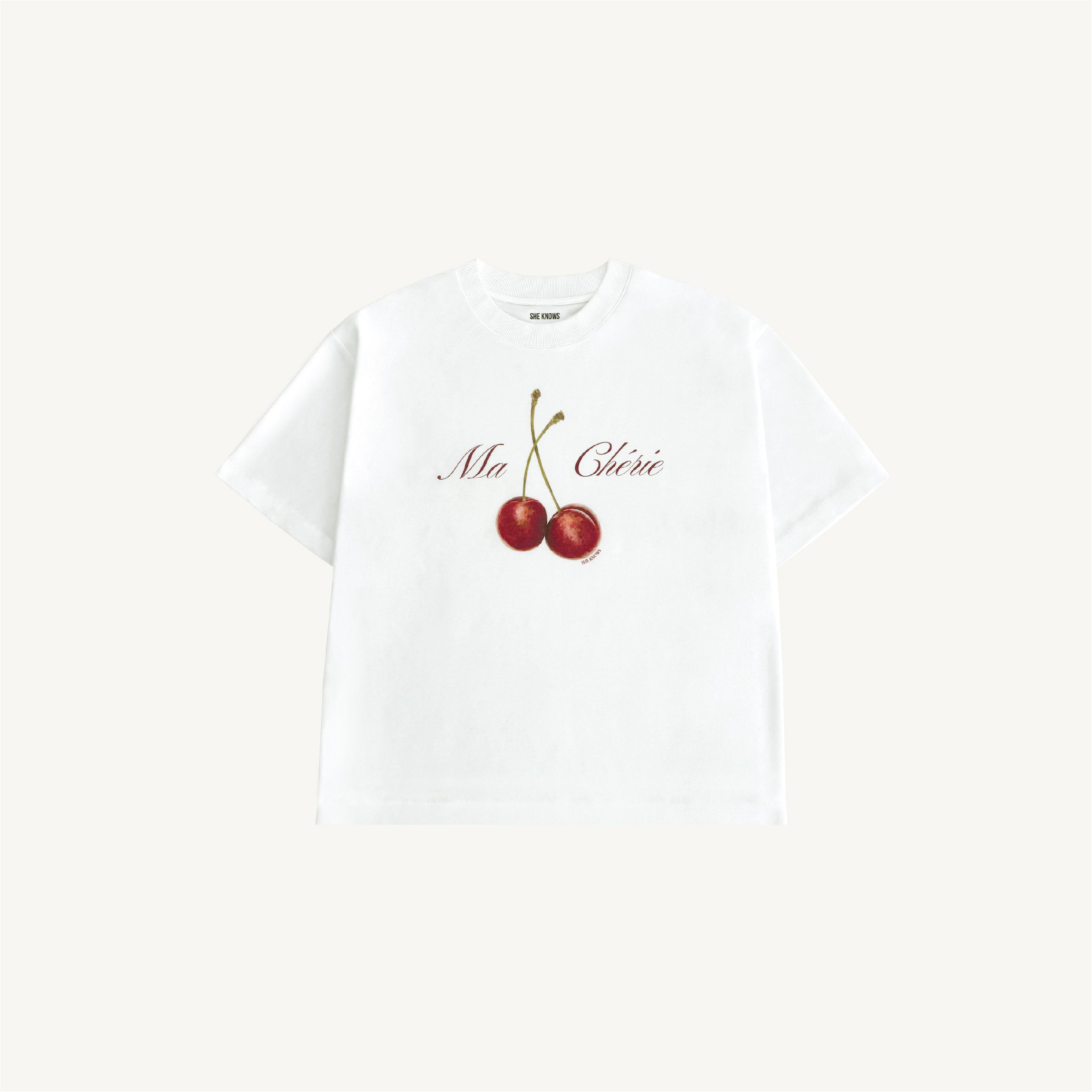 SHE KNOWS - Ma Cherie 100% Organic Cotton T-Shirt