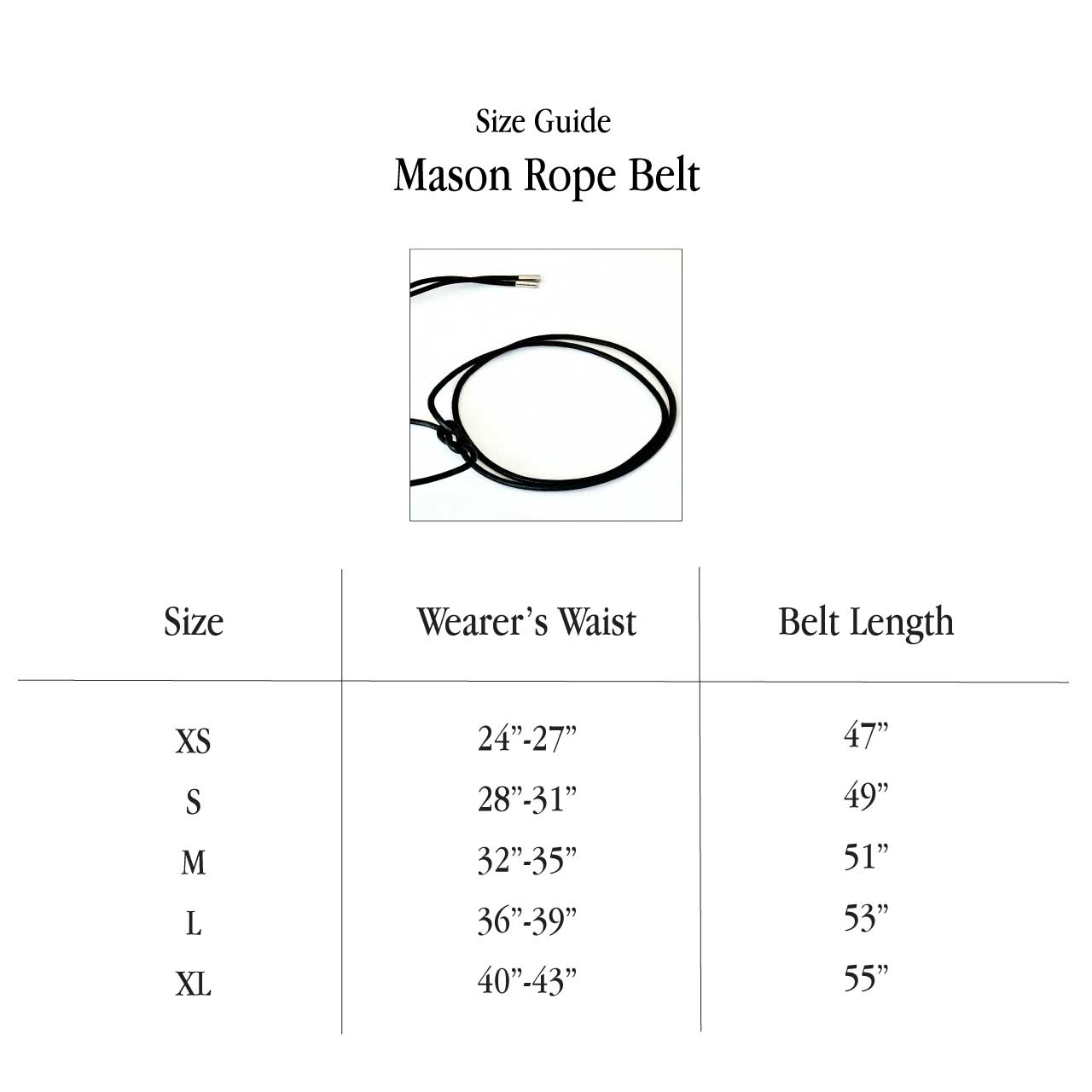 SHE KNOWS - Mason Rope Belt