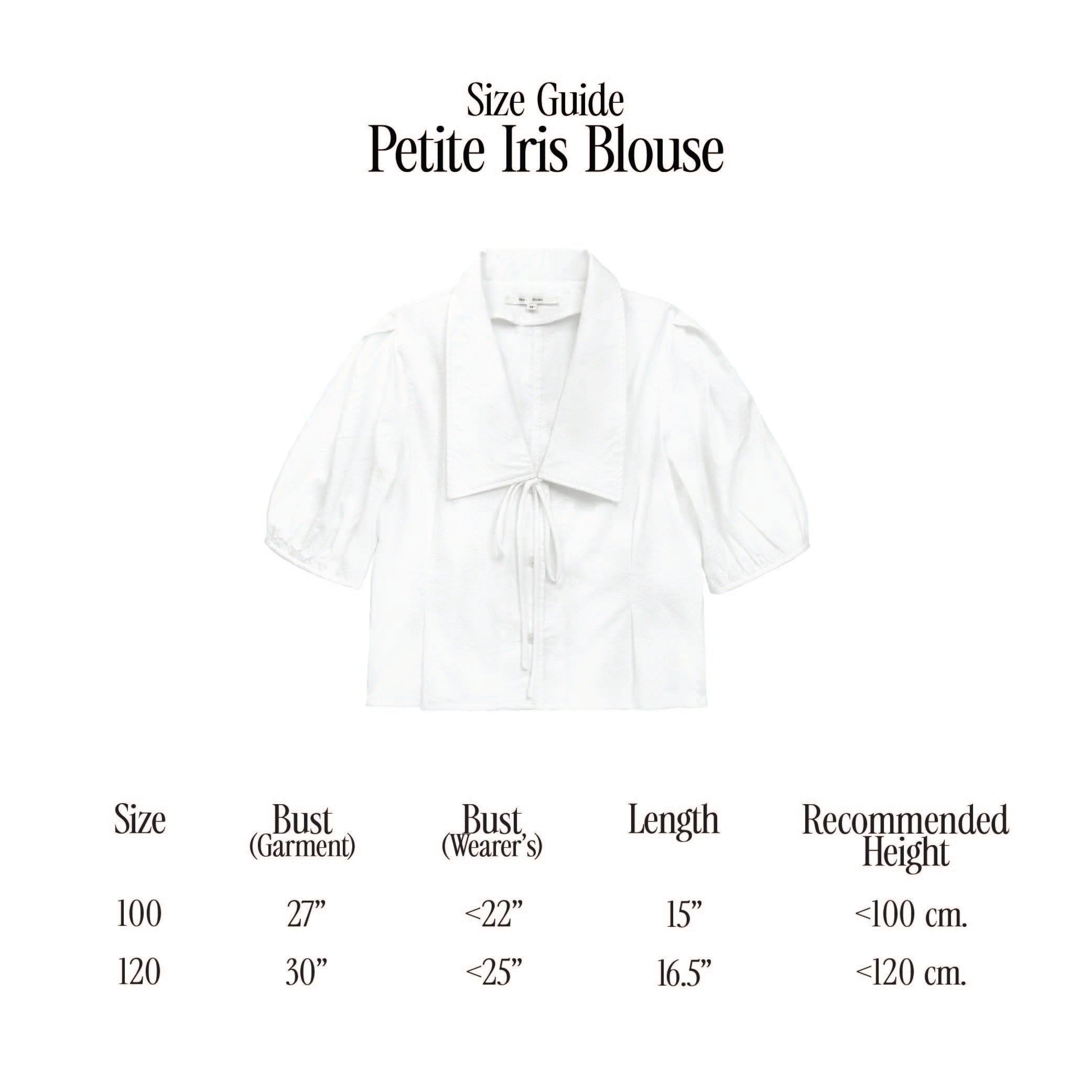 SHE KNOWS - Petite Iris Blouse