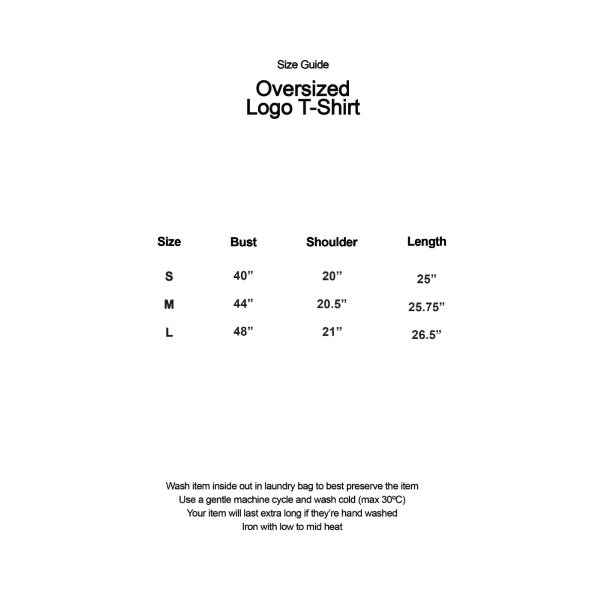 SHE KNOWS - Oversized Logo T-Shirt