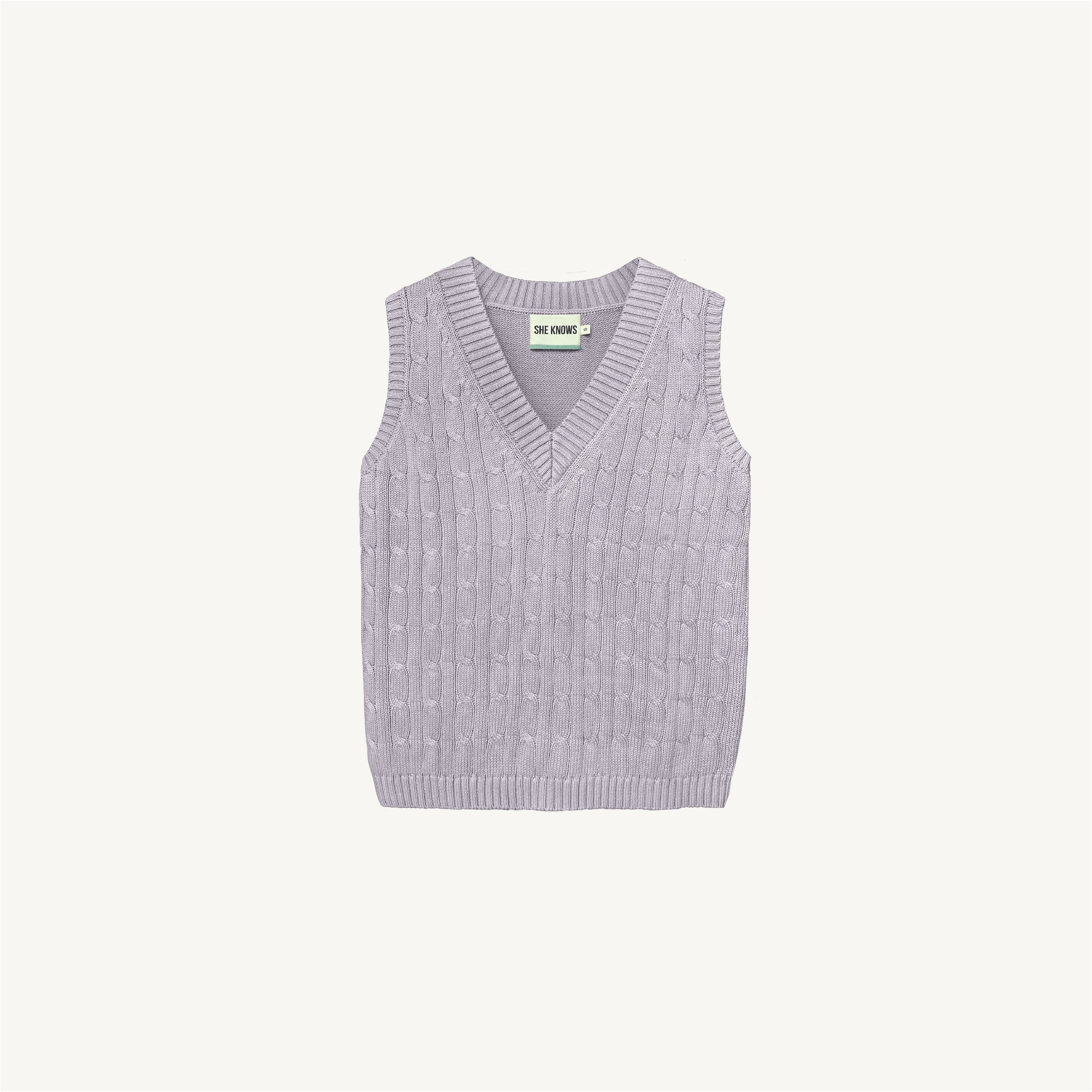 SHE KNOWS - Percy Knit Vest