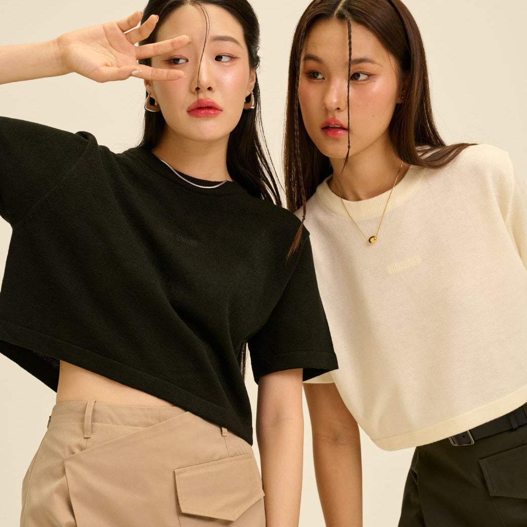 SHE KNOWS - Rue Reknit Crop Top