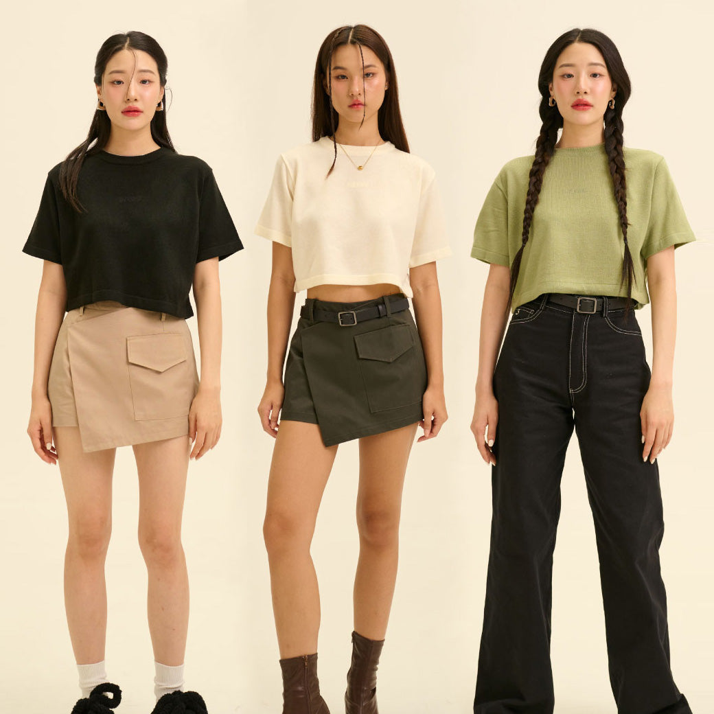 SHE KNOWS - Rue Reknit Crop Top