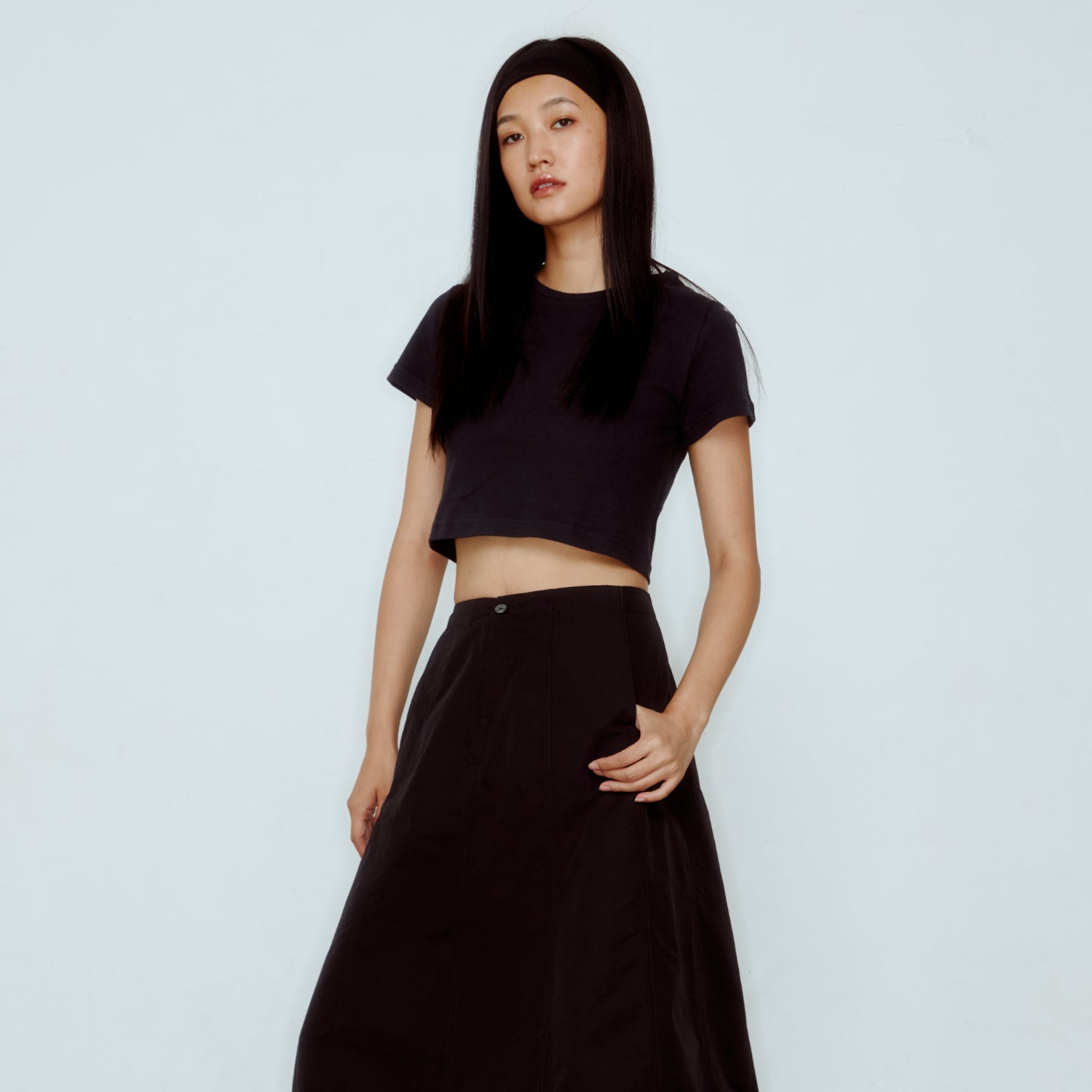 CORE - Crop Crew Neck T-Shirt