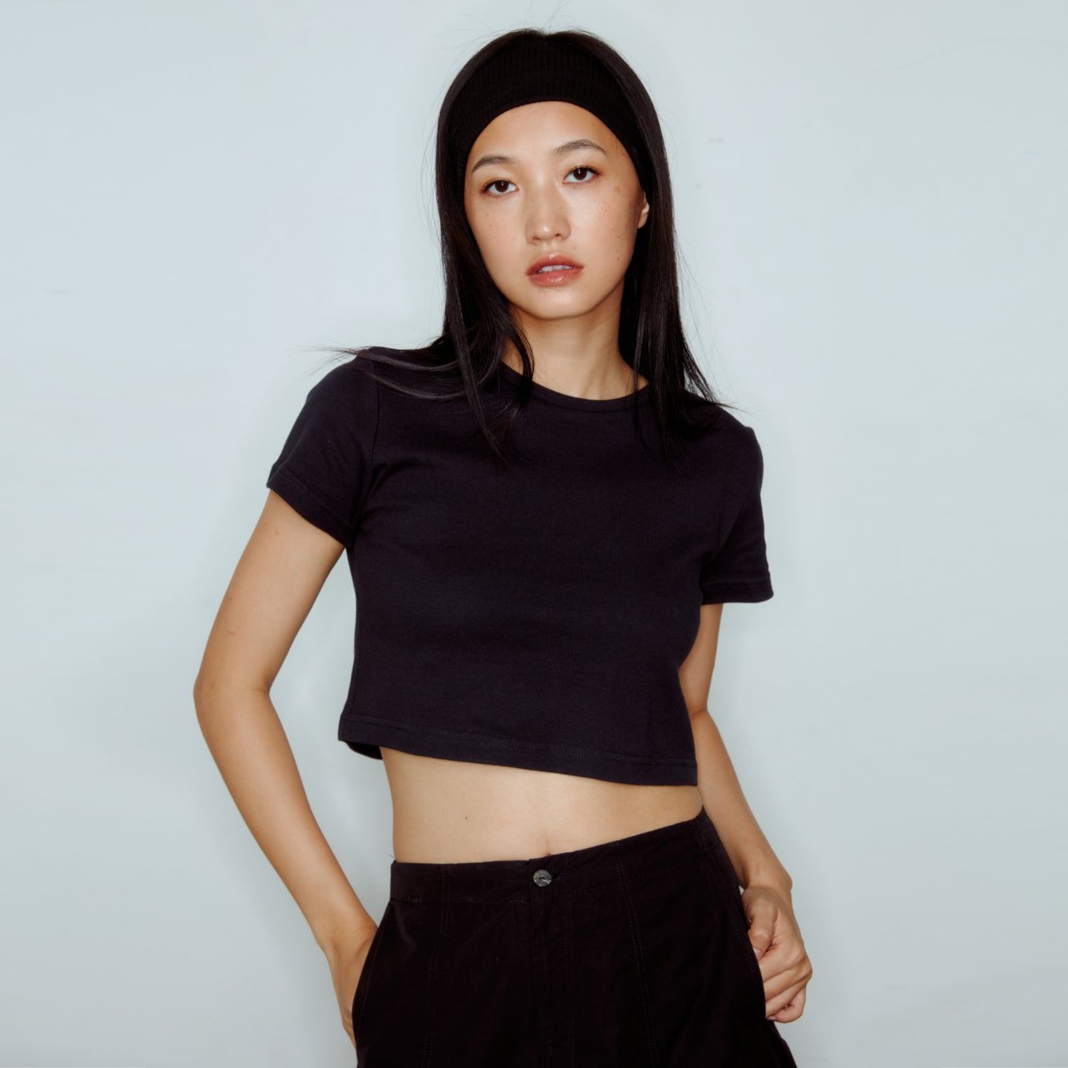 CORE - Crop Crew Neck T-Shirt