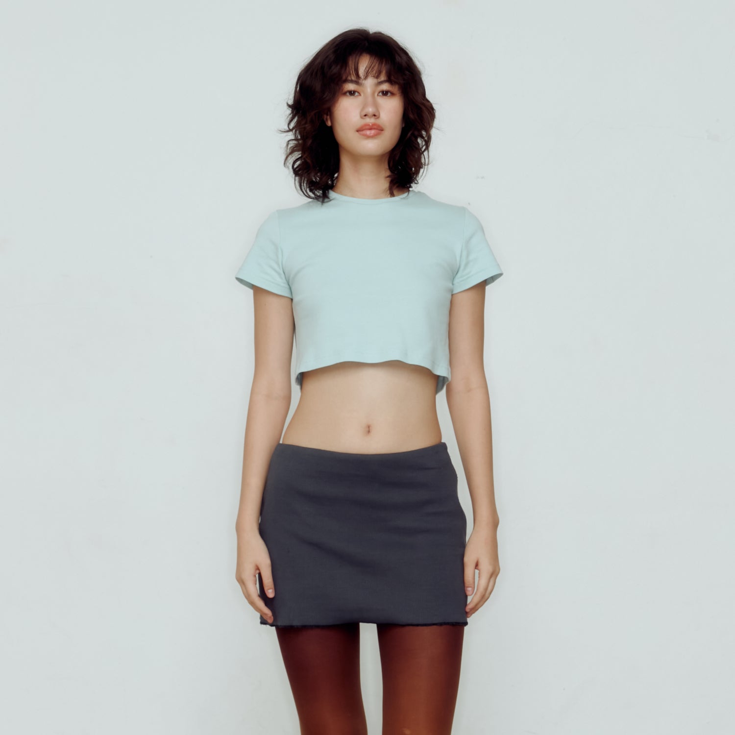 CORE - Crop Crew Neck T-Shirt