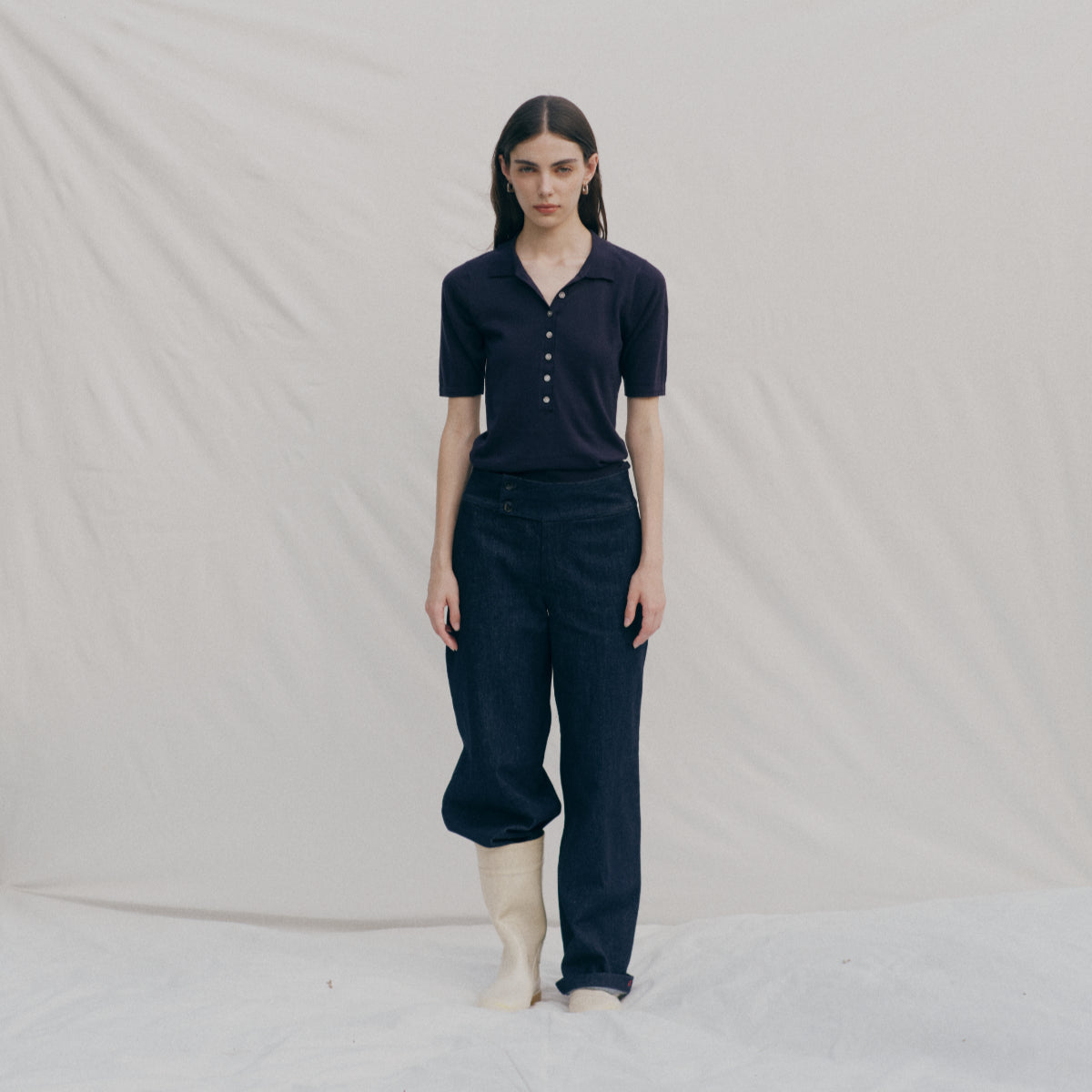 She Knows - Ada Knit Polo