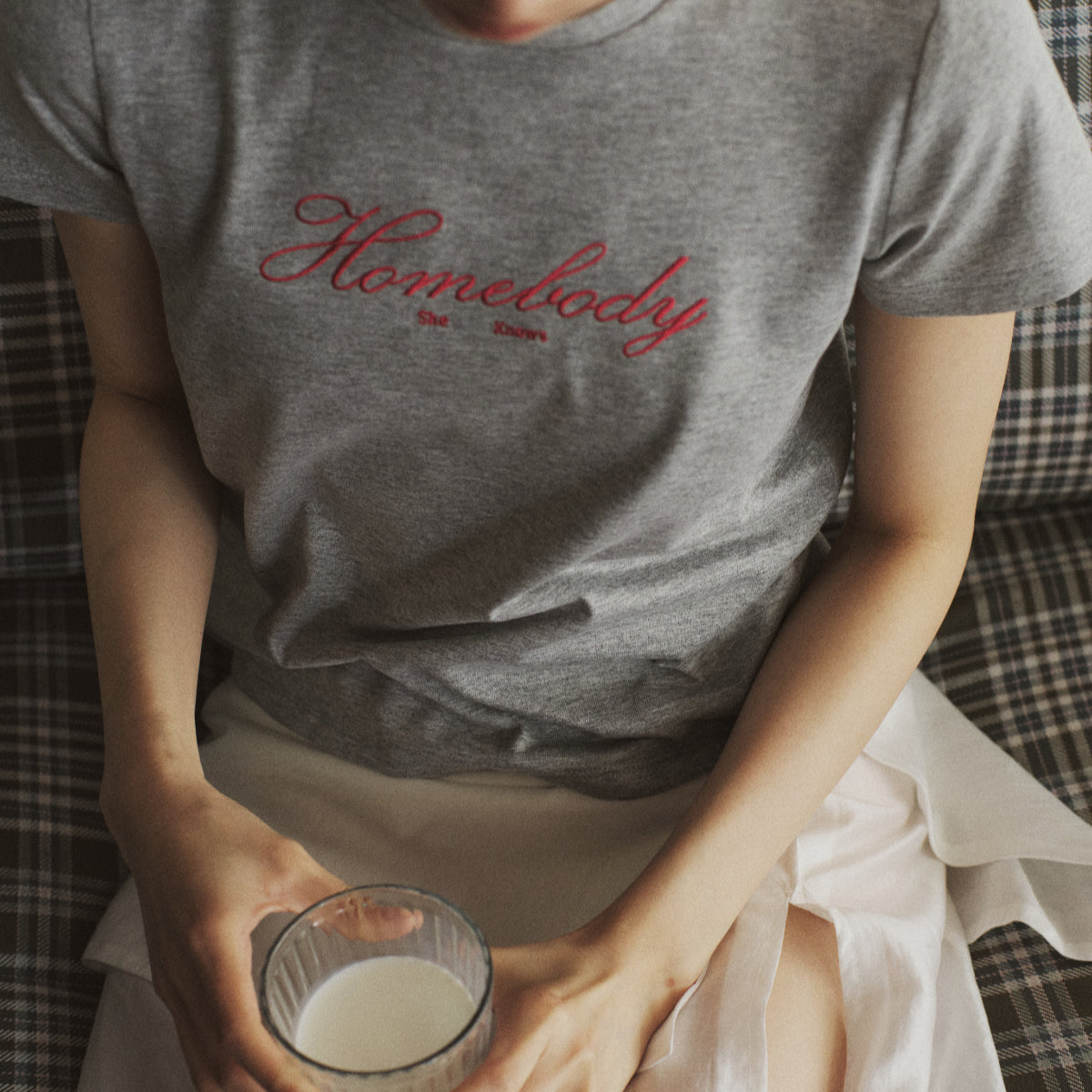 She Knows - Homebody Slim Fit T-Shirt