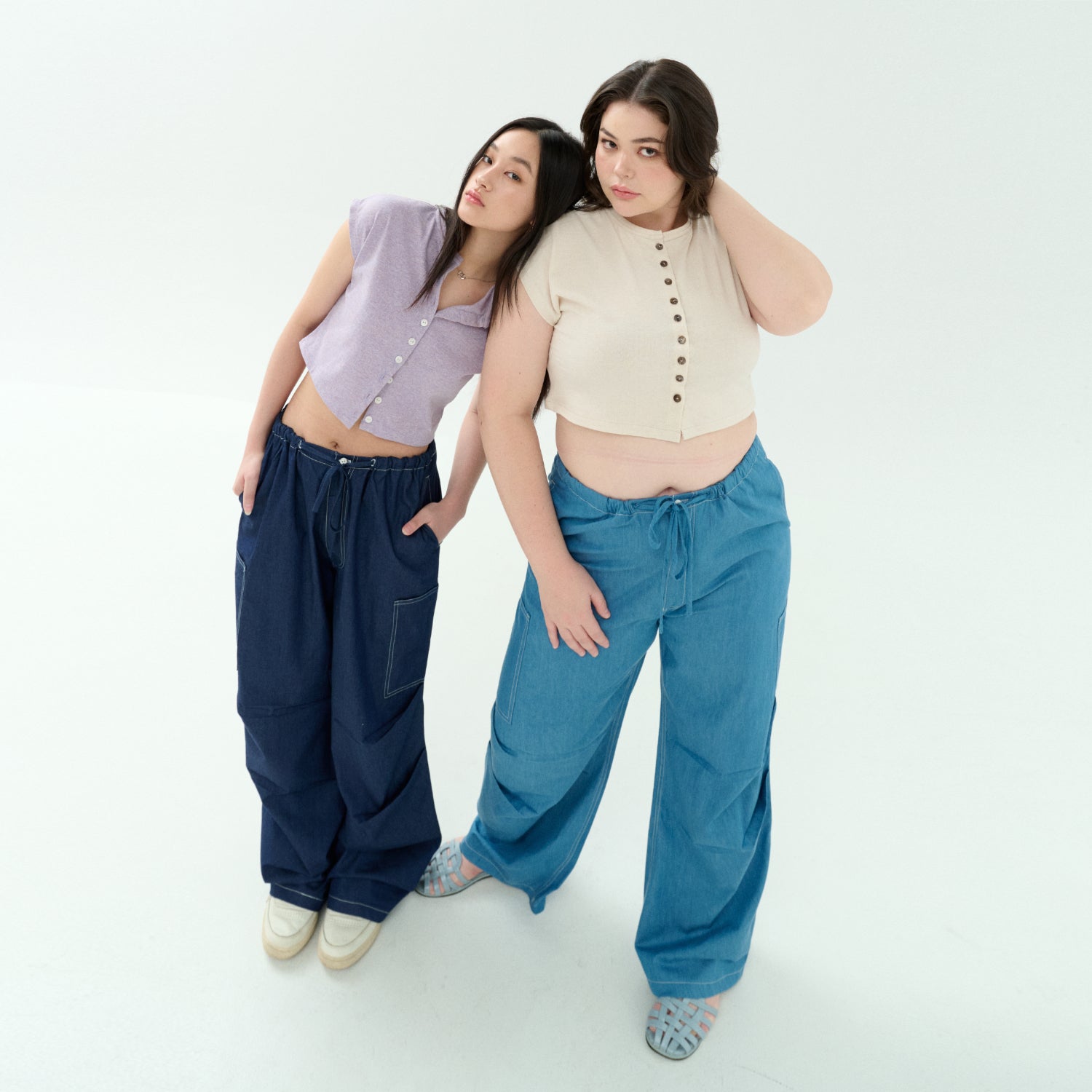 SHE KNOWS - Billy Utility Jeans