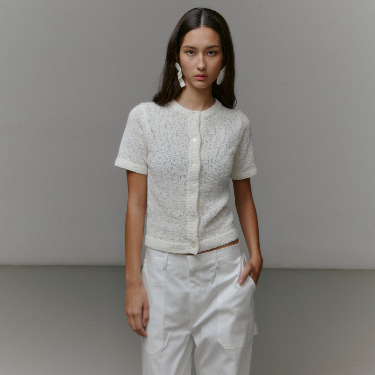 SHE KNOWS - Soleil Knit Blouse