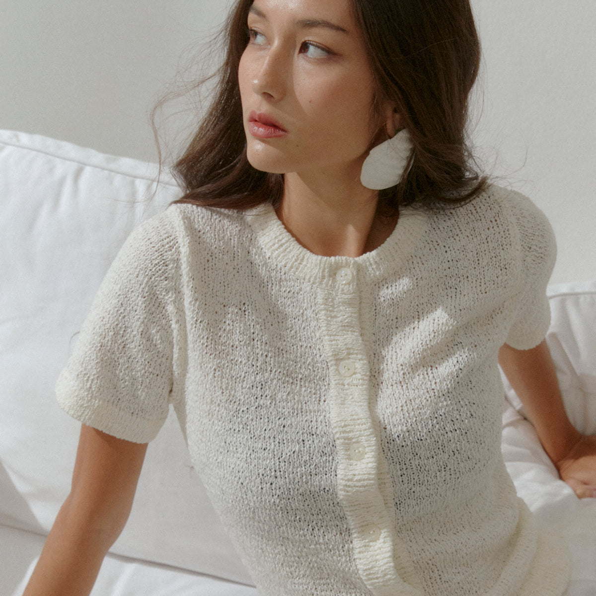 SHE KNOWS - Soleil Knit Blouse