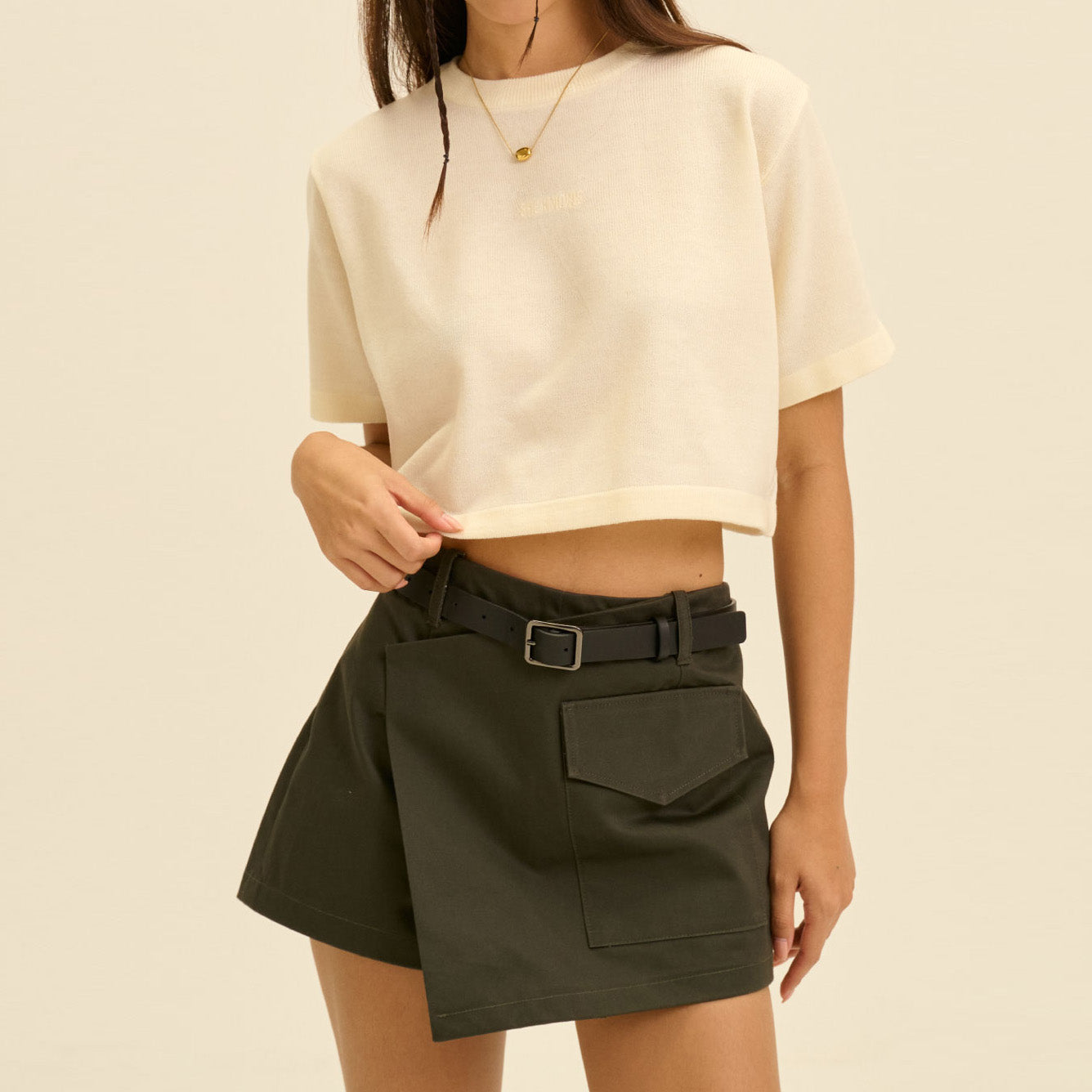 SHE KNOWS - Spencer Skort
