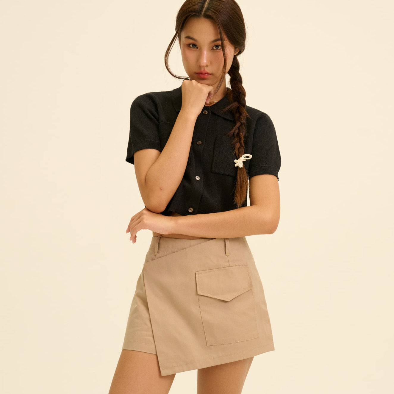 SHE KNOWS - Spencer Skort