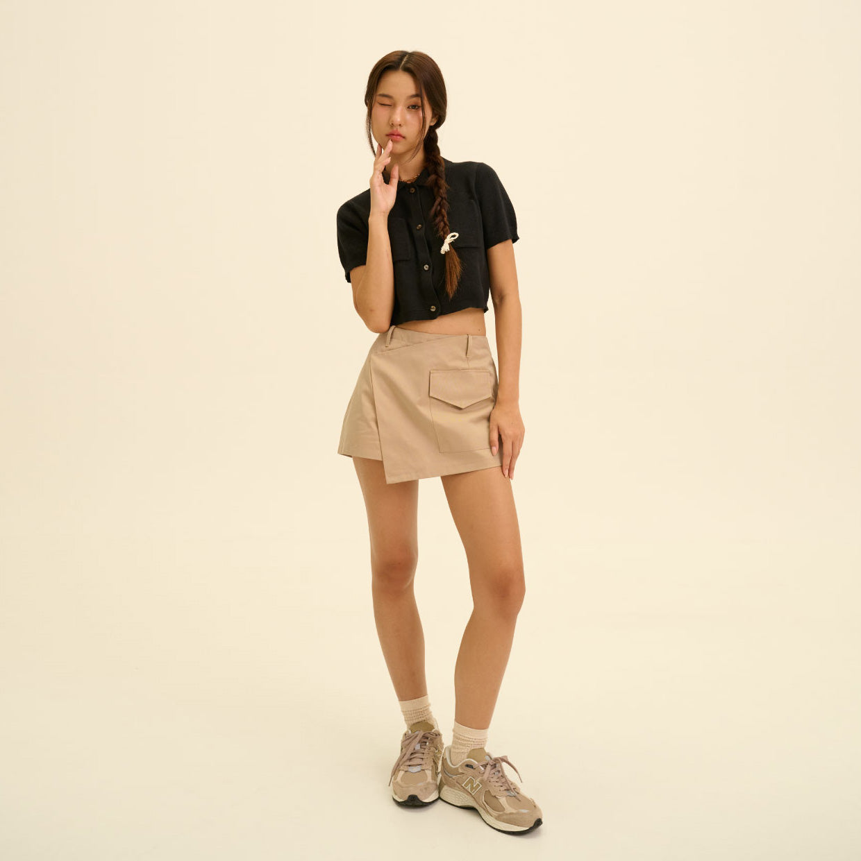 SHE KNOWS - Spencer Skort