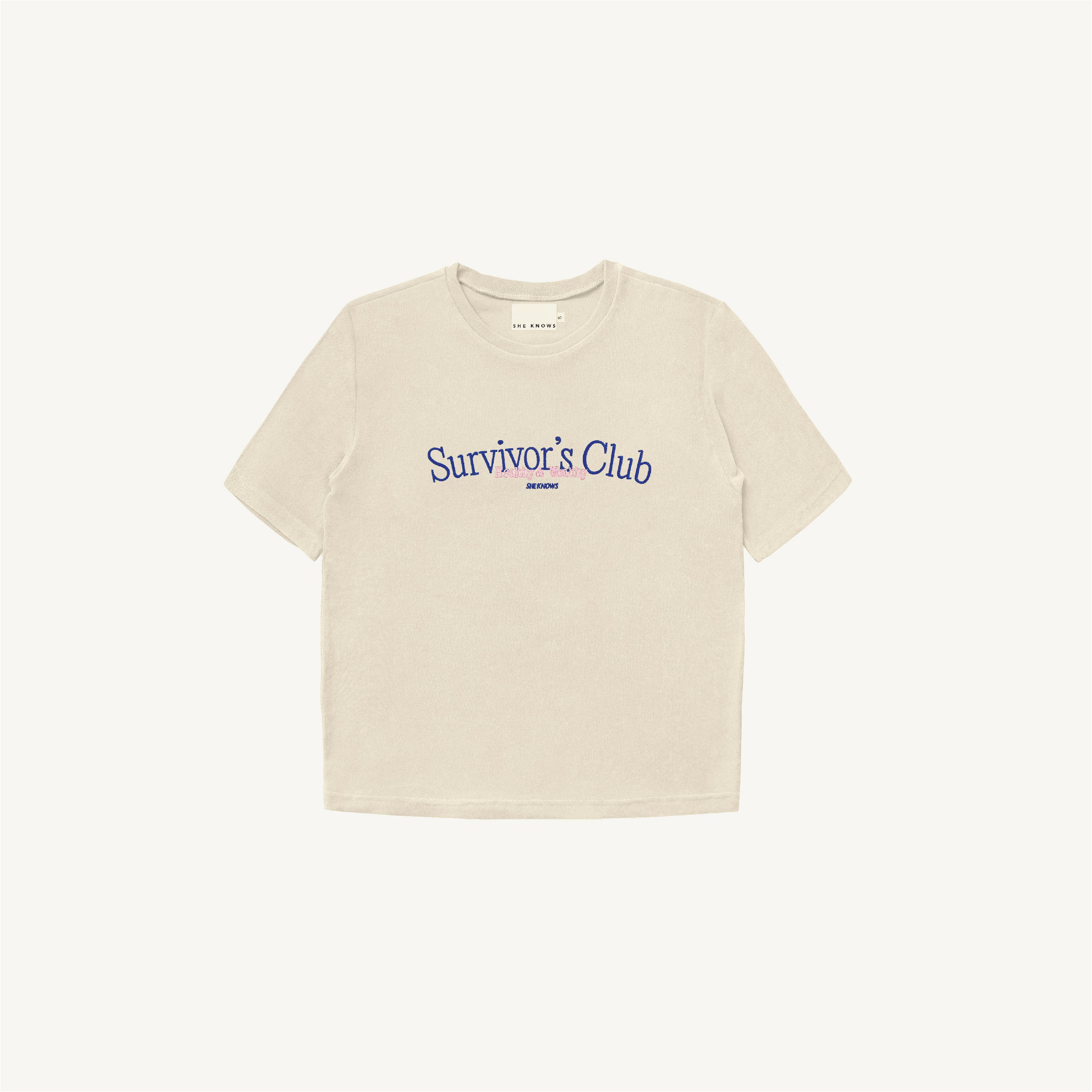 SHE KNOWS - Survivor's Club Oversized T-Shirt