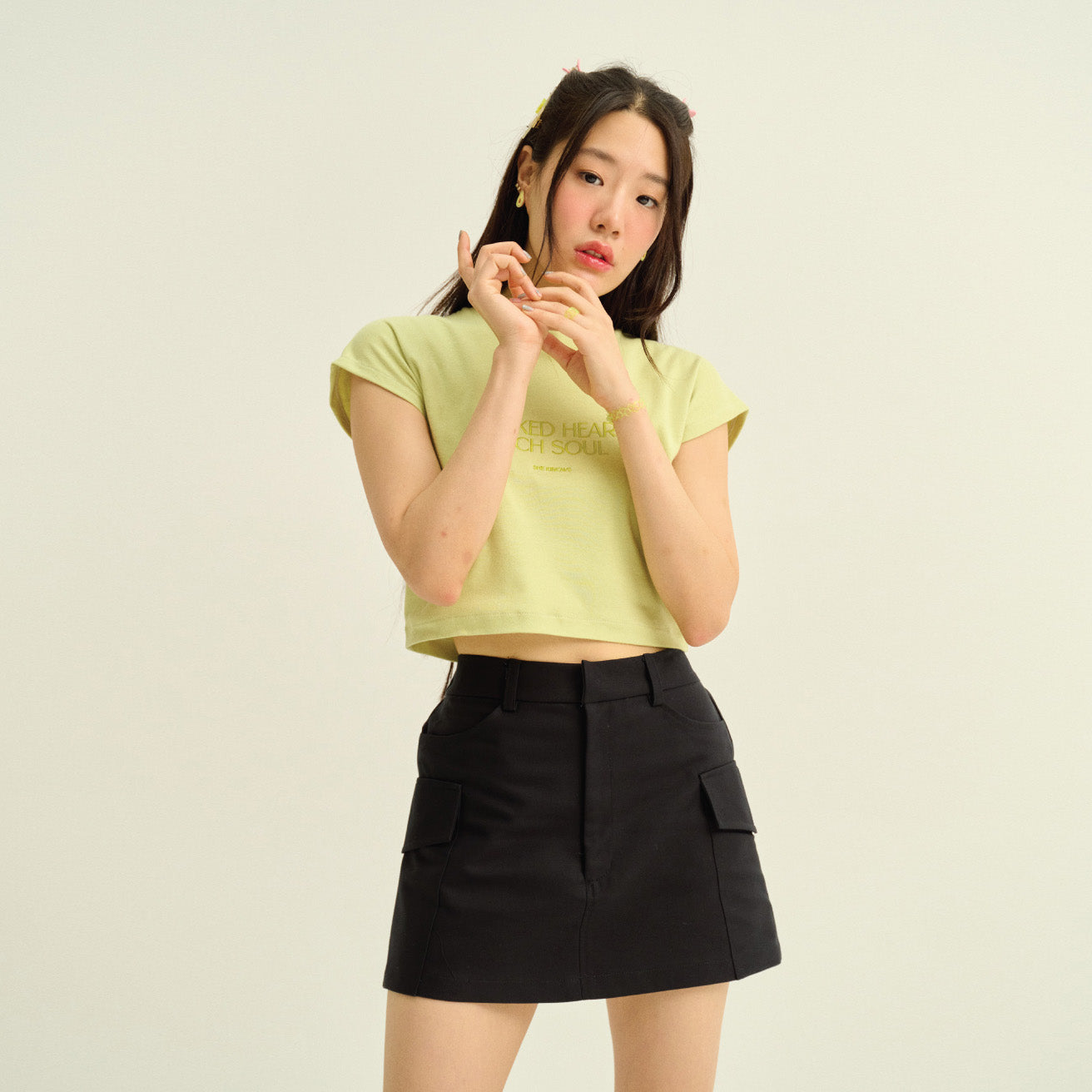 SHE KNOWS - Seoul Utility Skirt
