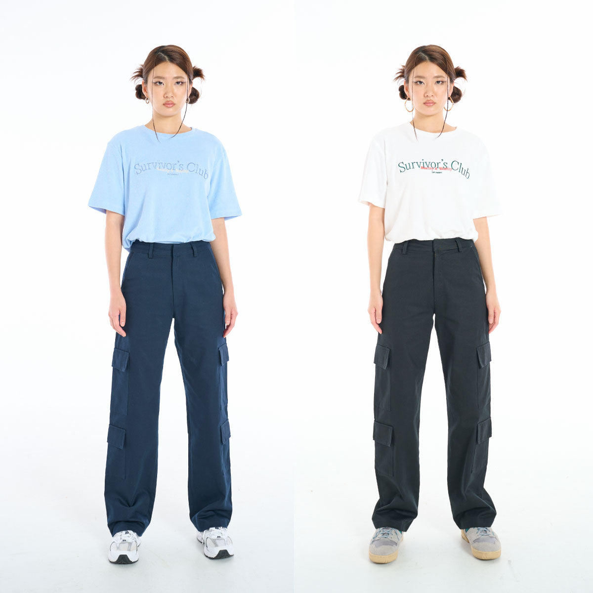 SHE KNOWS - Rework Cargo Denim
