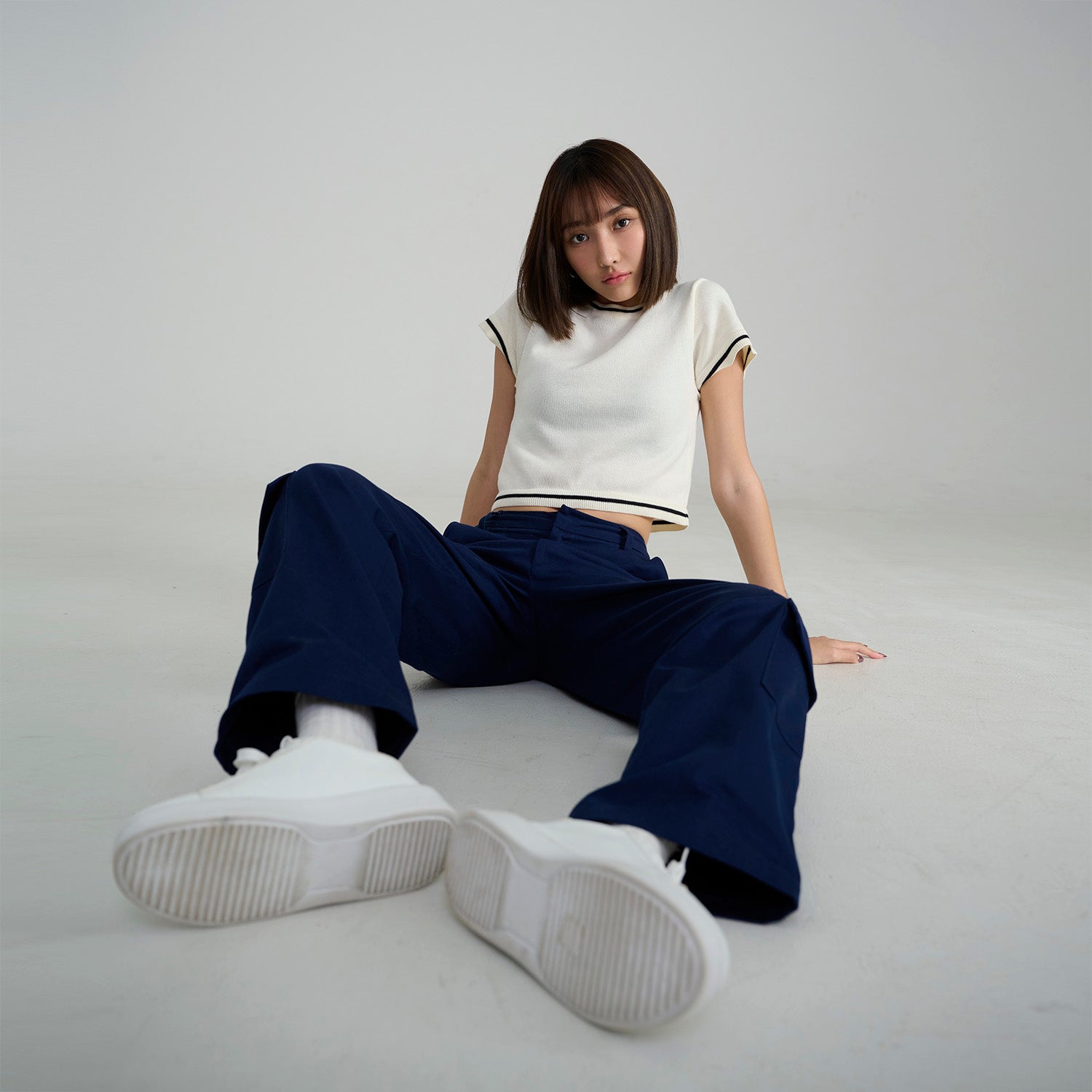 SHE KNOWS - Rework Cargo Denim