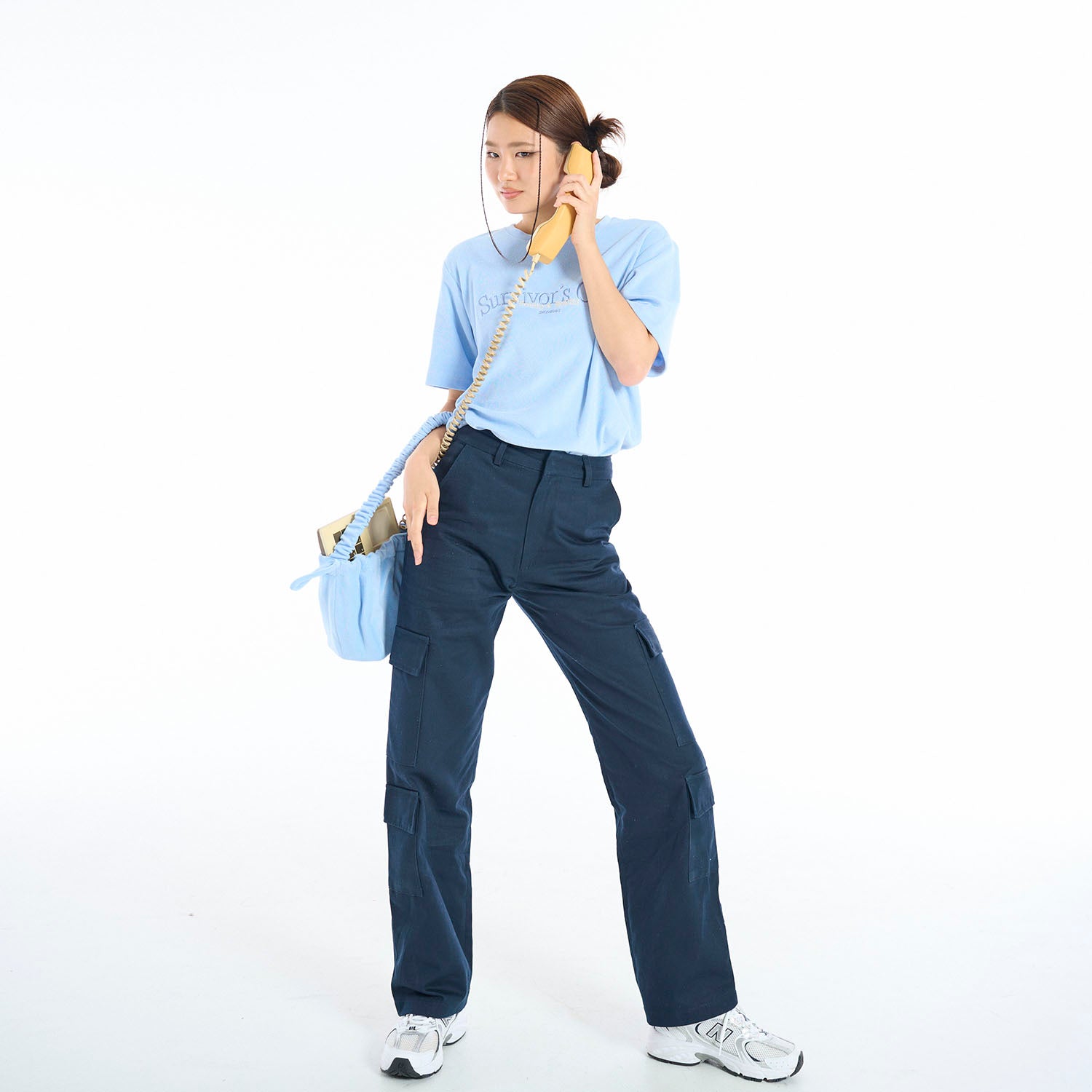 SHE KNOWS - Rework Cargo Denim