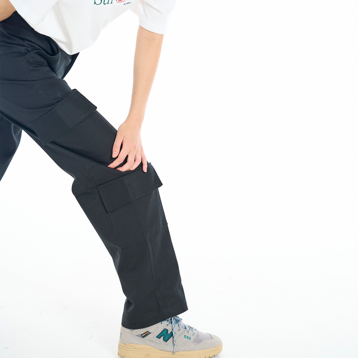 SHE KNOWS - Rework Cargo Denim