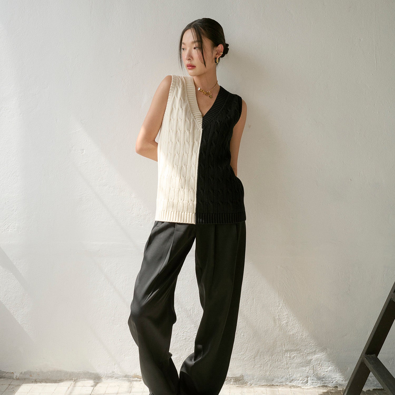 SHE KNOWS - Percy Knit Vest