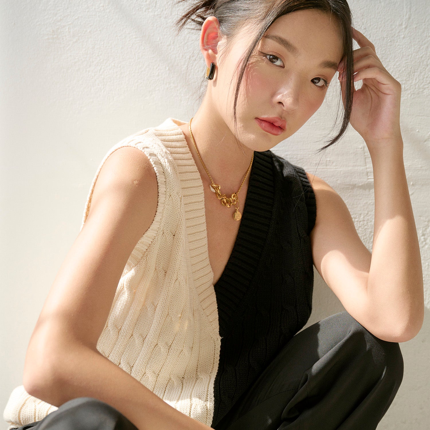 SHE KNOWS - Percy Knit Vest