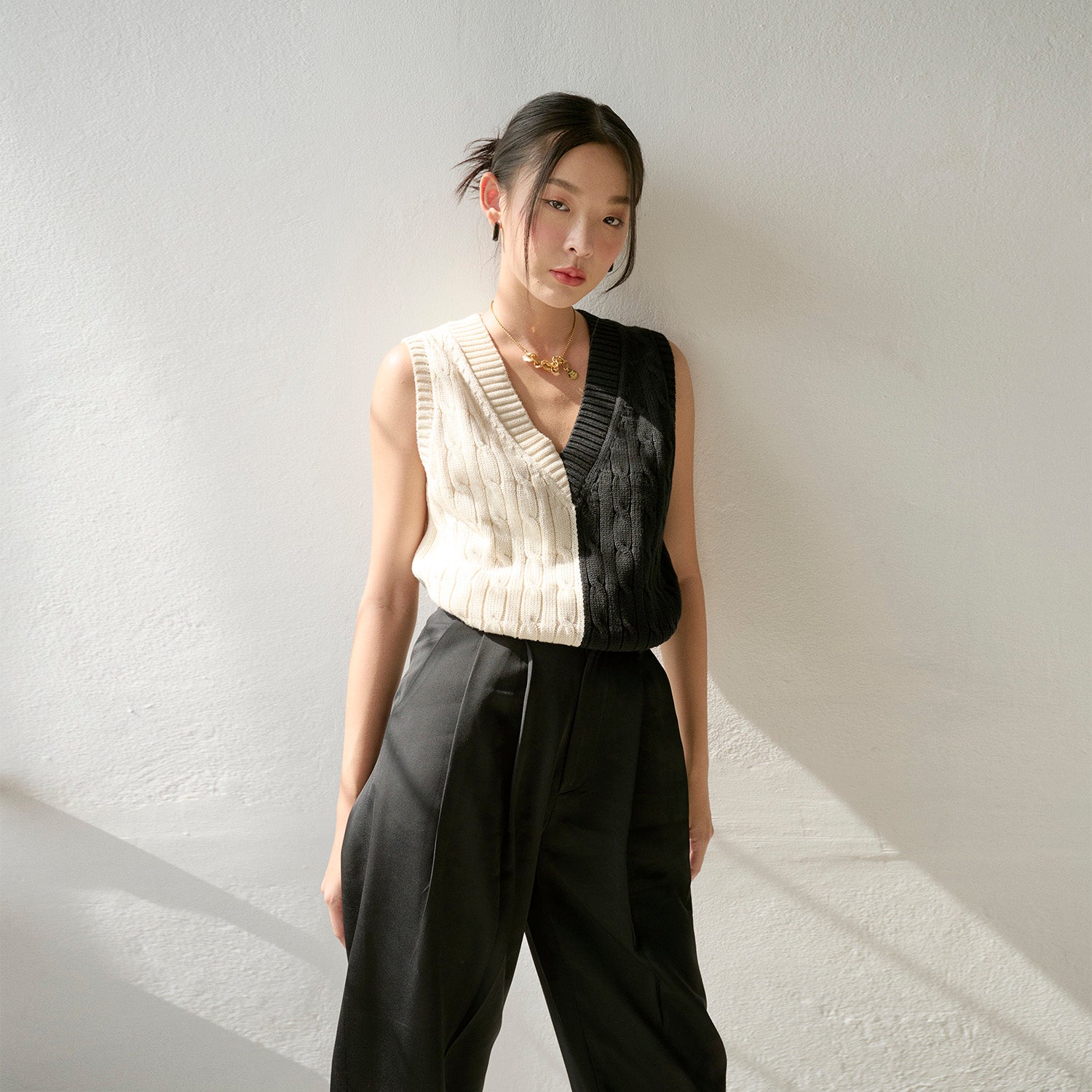 SHE KNOWS - Percy Knit Vest