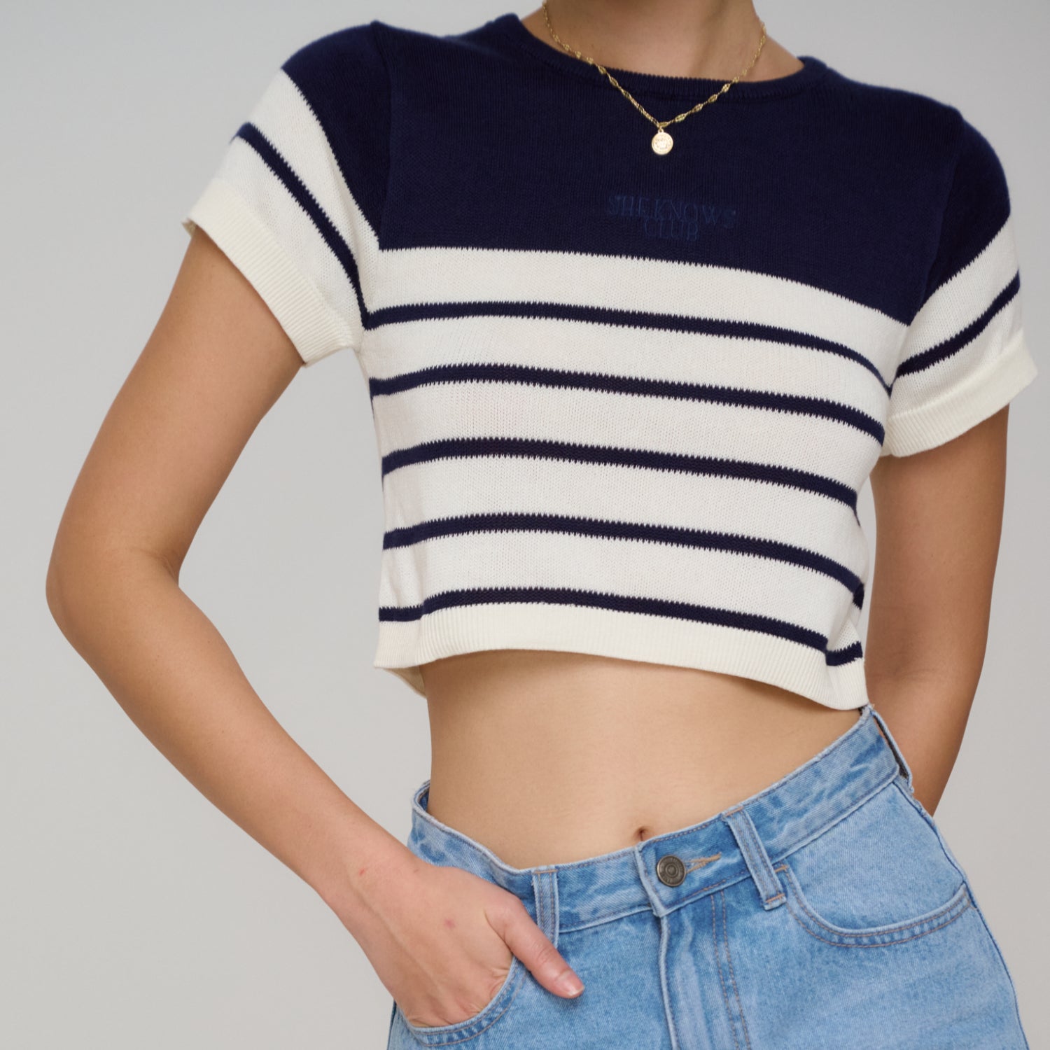 SHE KNOWS - Skye Knit Top