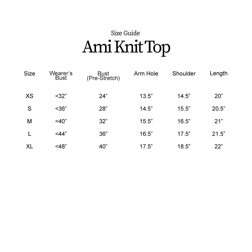 She Knows - Ami Knit Top