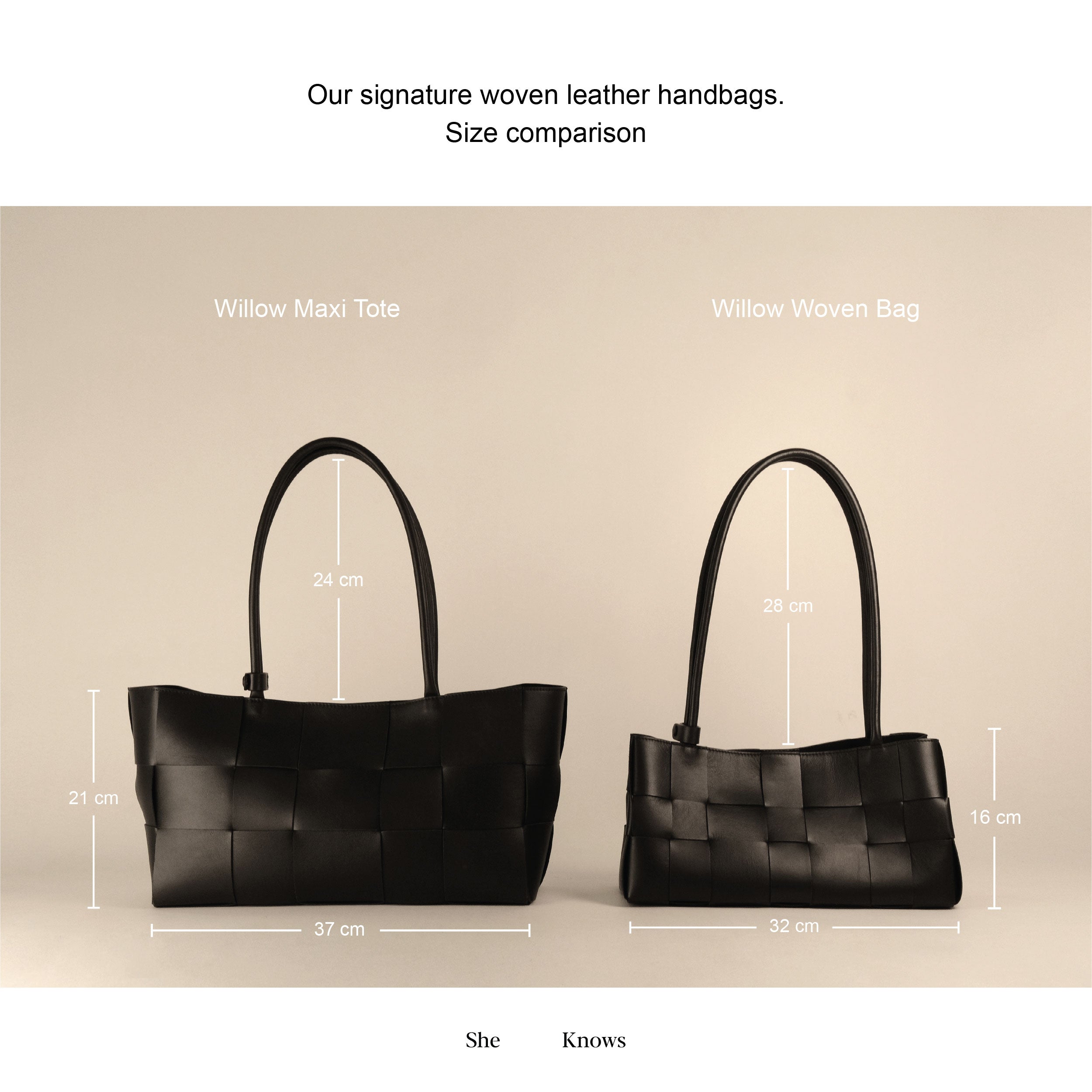 SHE KNOWS - Willow Maxi Tote