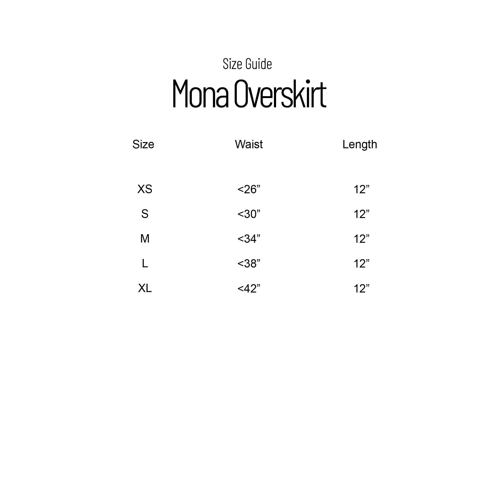 SHE KNOWS - Mona Overskirt