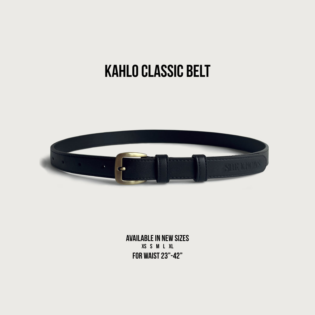 SHE KNOWS - Kahlo Classic Belt