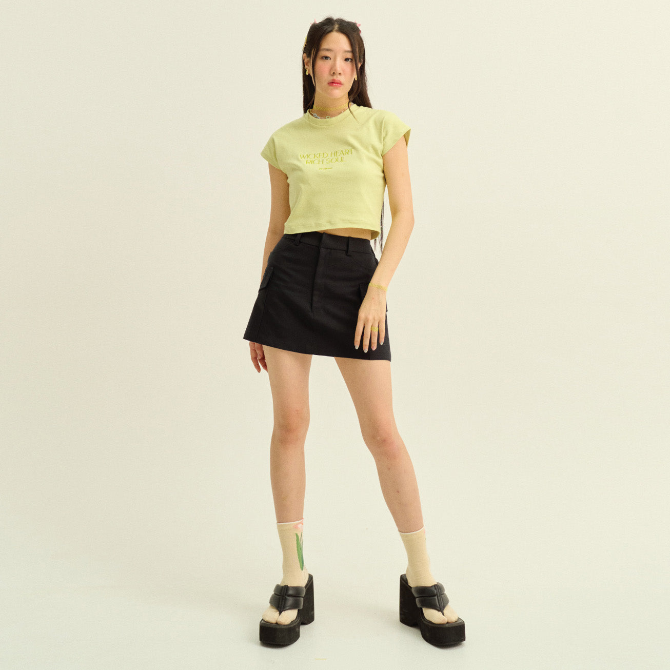 SHE KNOWS - Seoul Utility Skirt