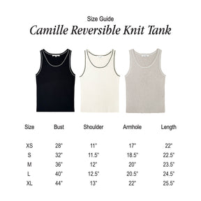 SHE KNOWS - Camille Reversible Knit Tank