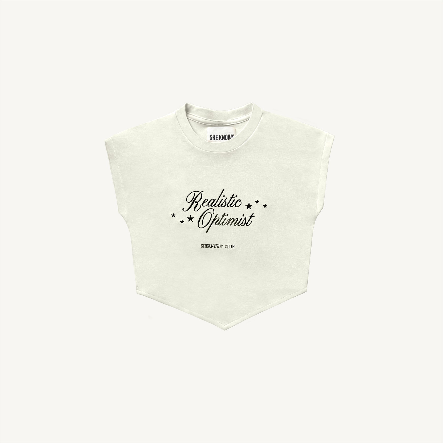 SHE KNOWS - Realistic Optimist Baby Tee