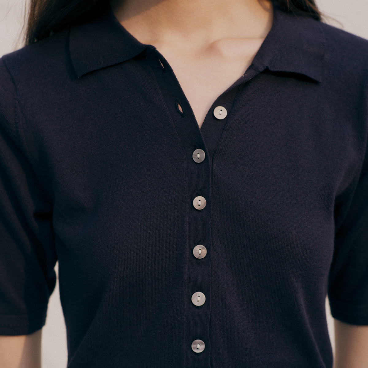 She Knows - Ada Knit Polo